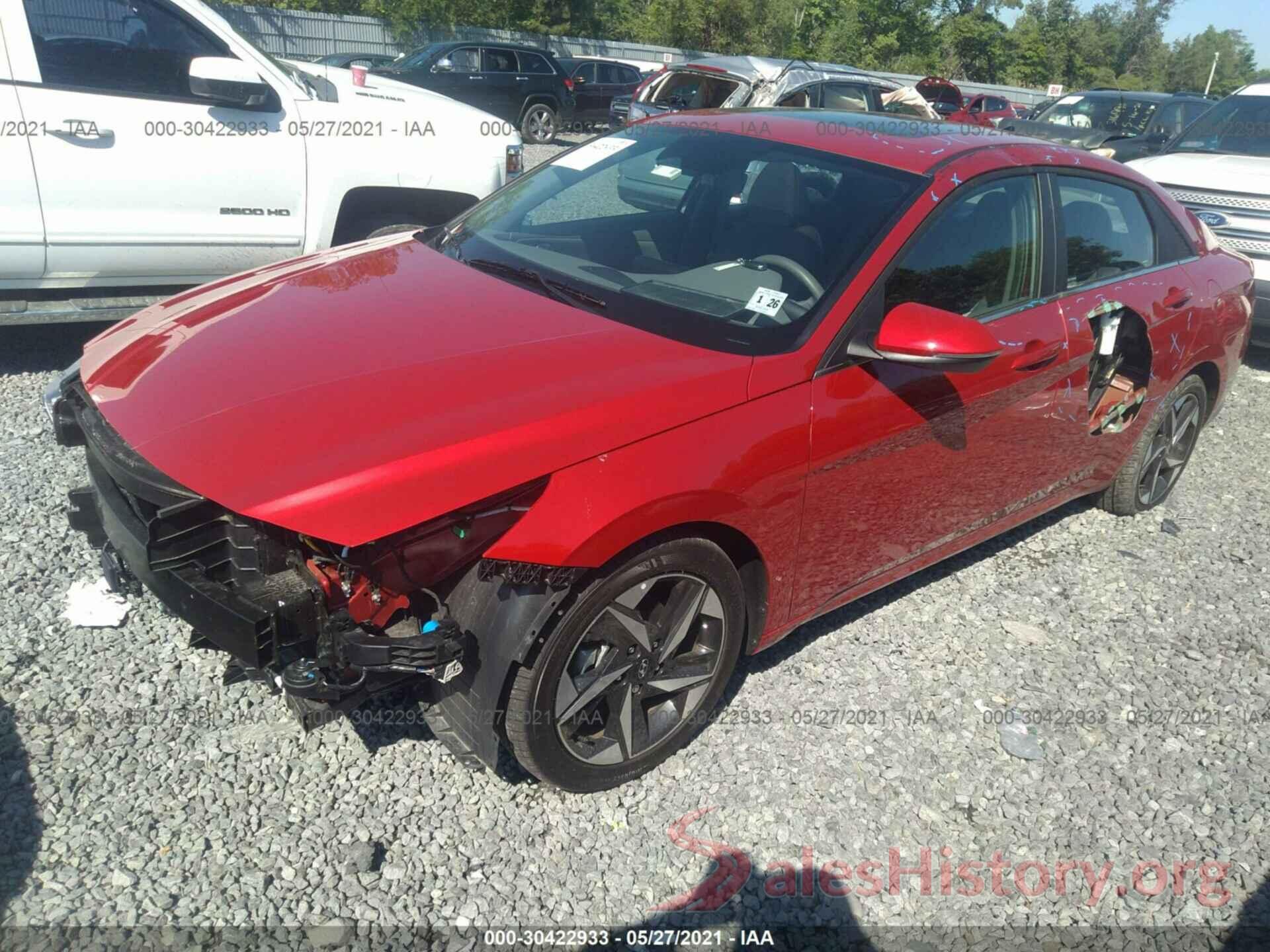 5NPLN4AG0MH006410 2021 HYUNDAI ELANTRA