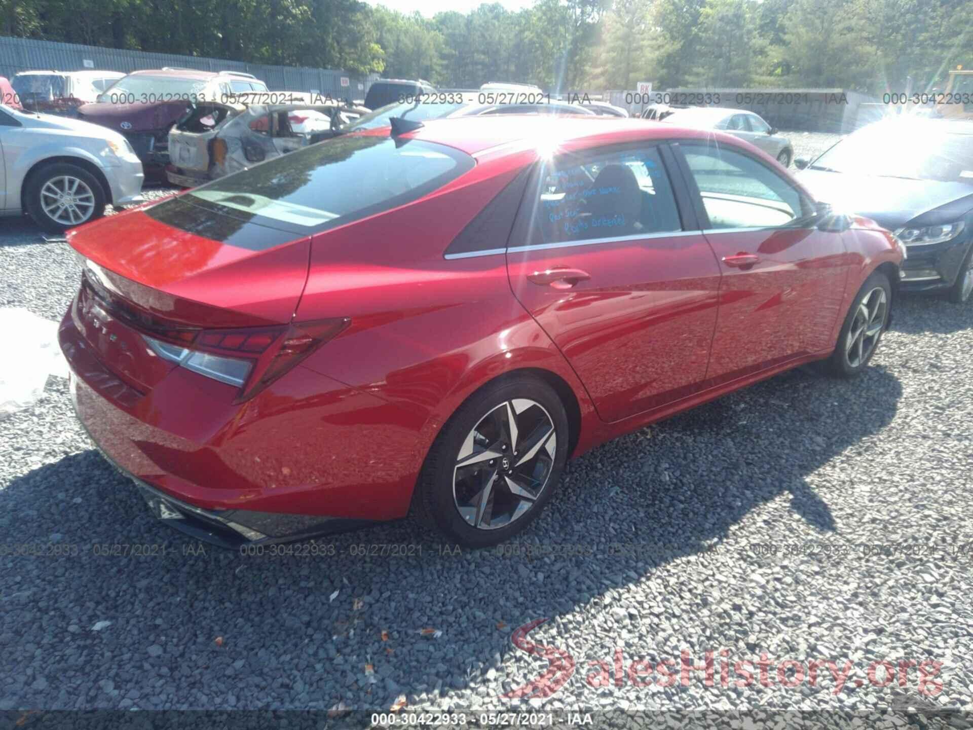 5NPLN4AG0MH006410 2021 HYUNDAI ELANTRA