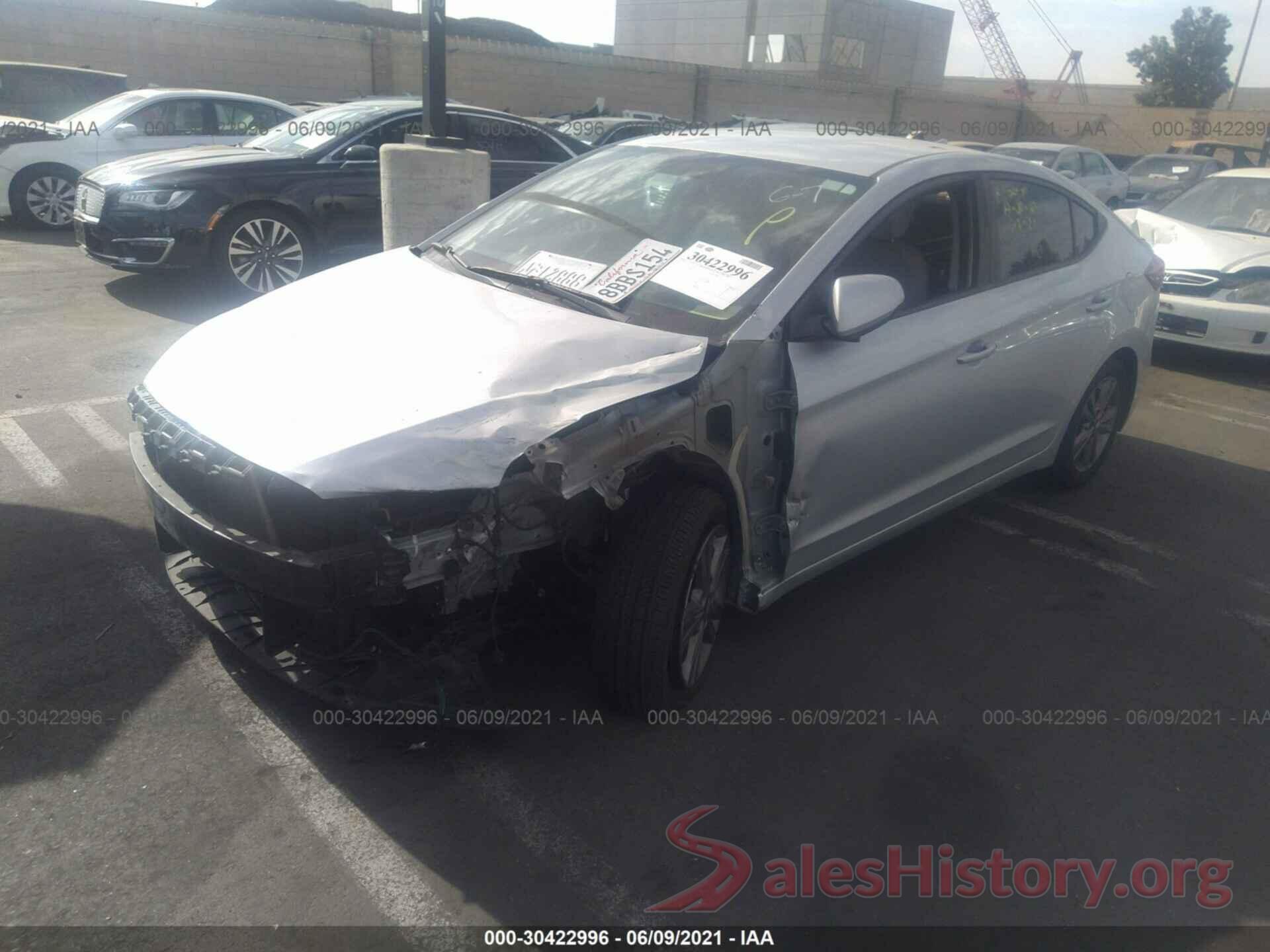 5NPD84LF0JH290987 2018 HYUNDAI ELANTRA