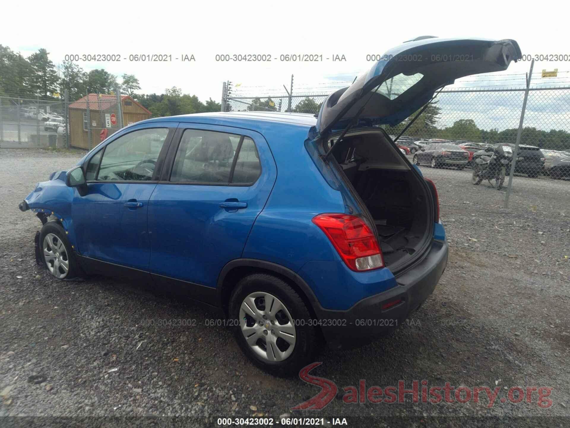 KL7CJKSBXGB621181 2016 CHEVROLET TRAX