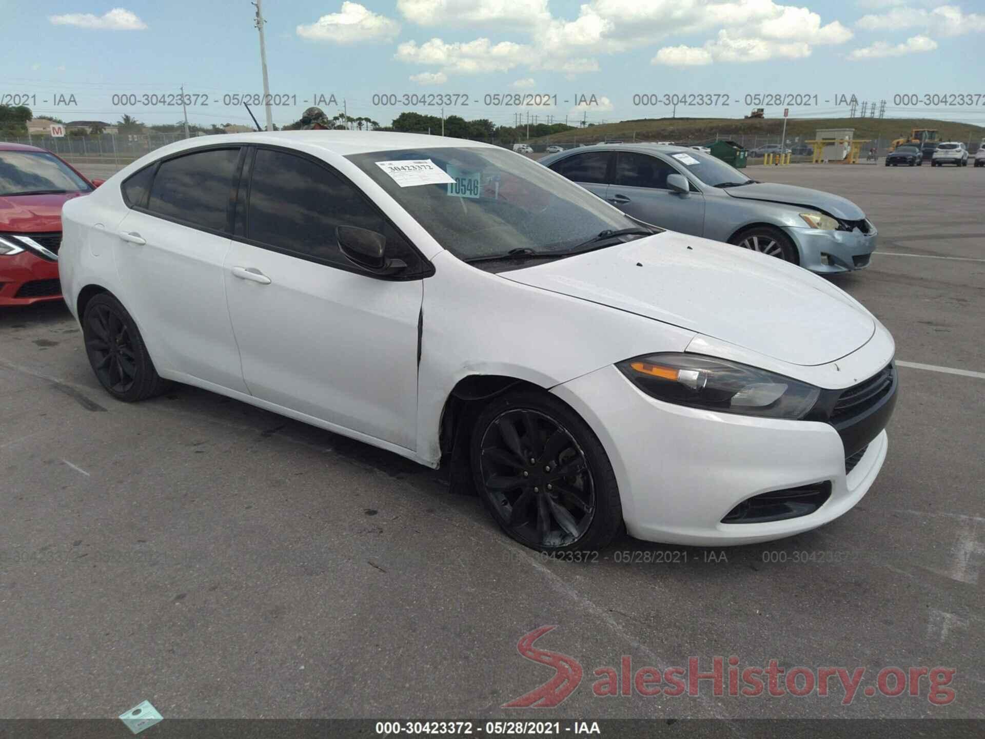 1C3CDFBBXGD682542 2016 DODGE DART