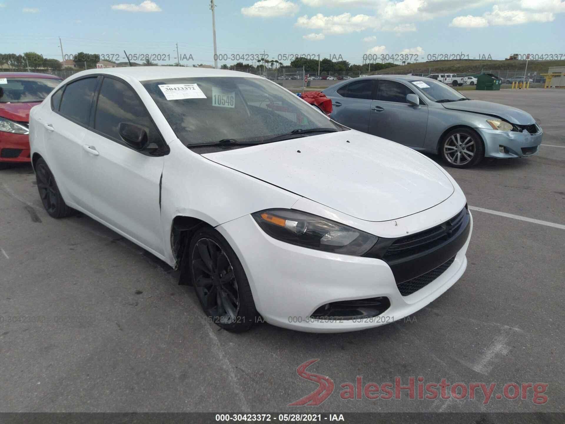 1C3CDFBBXGD682542 2016 DODGE DART