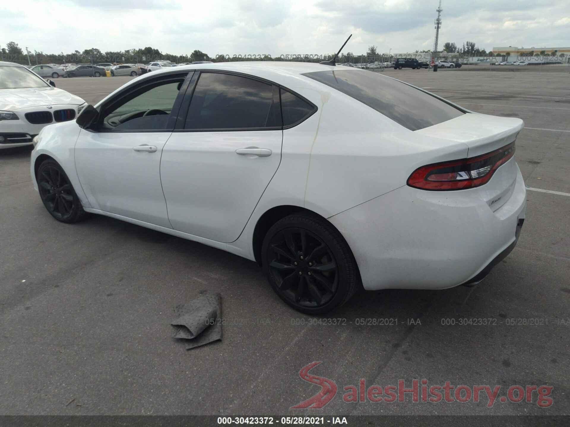 1C3CDFBBXGD682542 2016 DODGE DART