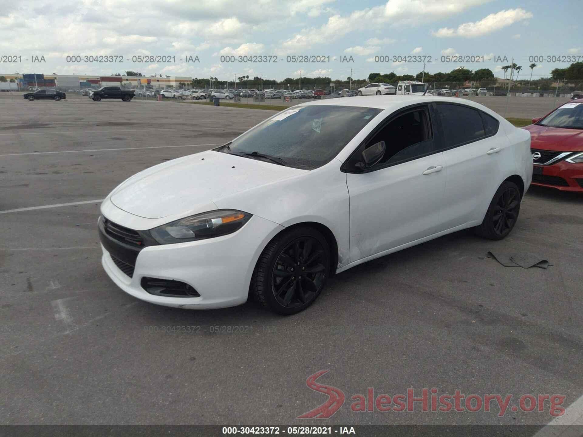 1C3CDFBBXGD682542 2016 DODGE DART