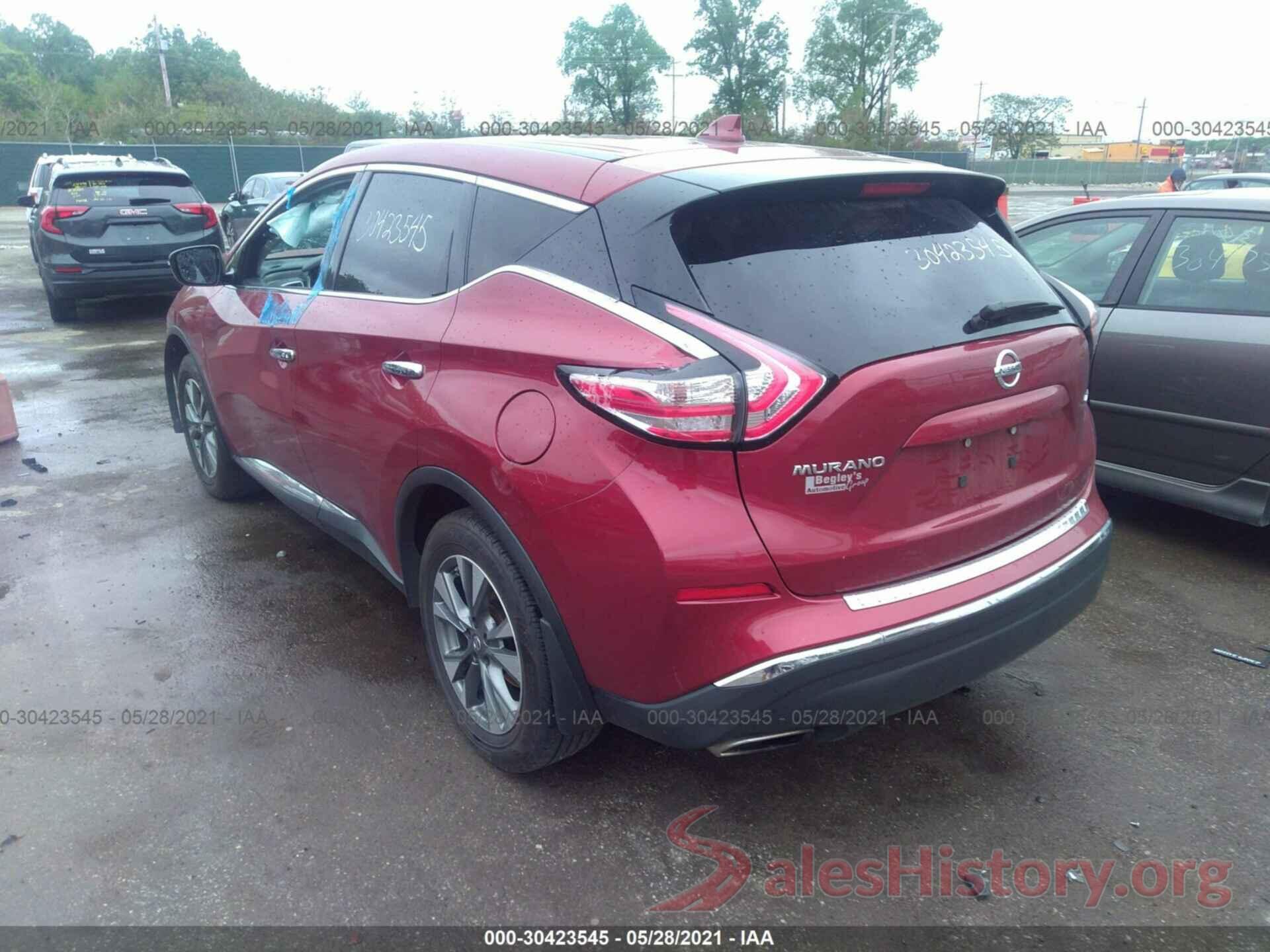 5N1AZ2MH3HN138857 2017 NISSAN MURANO