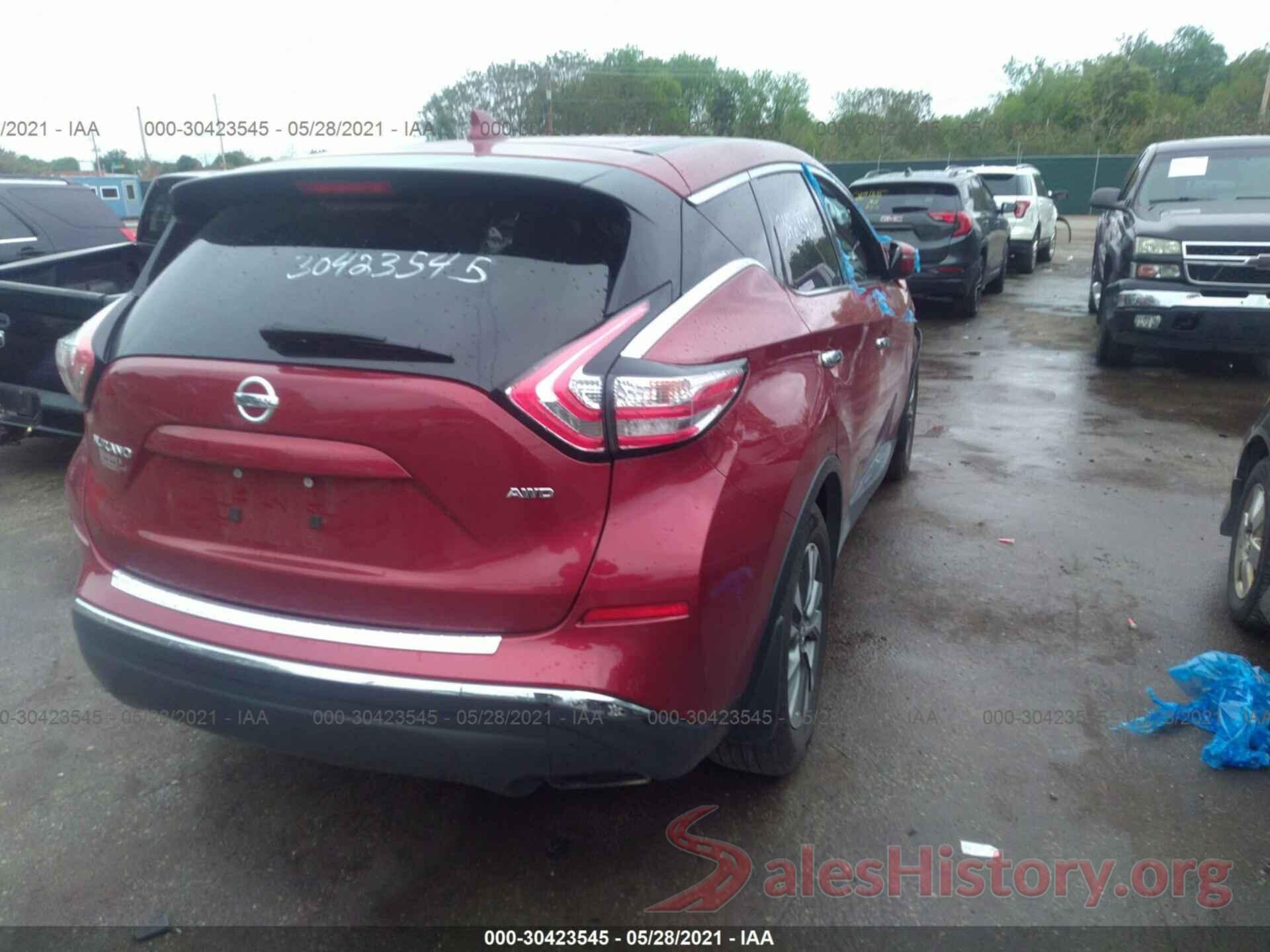 5N1AZ2MH3HN138857 2017 NISSAN MURANO