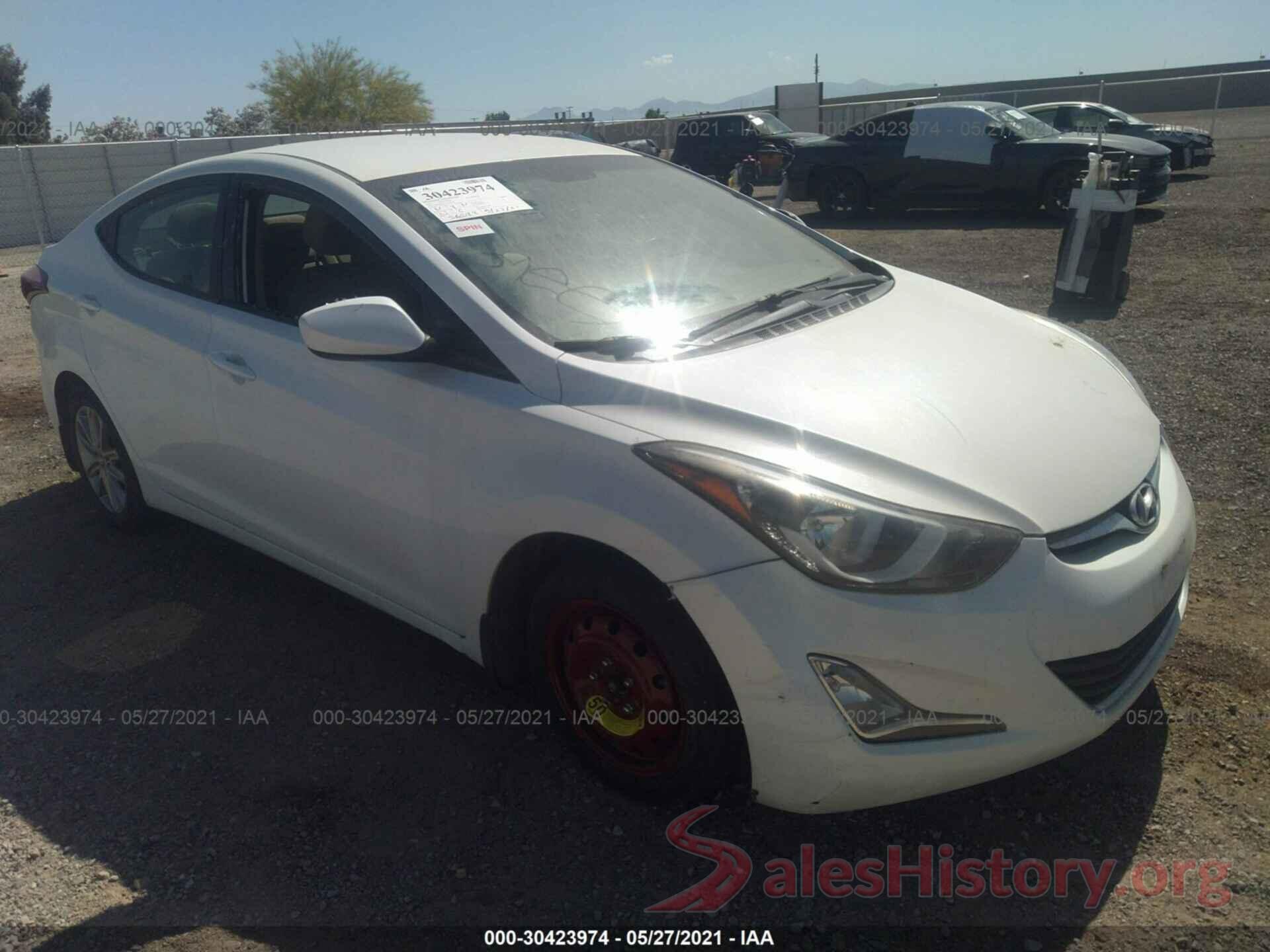 5NPDH4AE1GH658046 2016 HYUNDAI ELANTRA