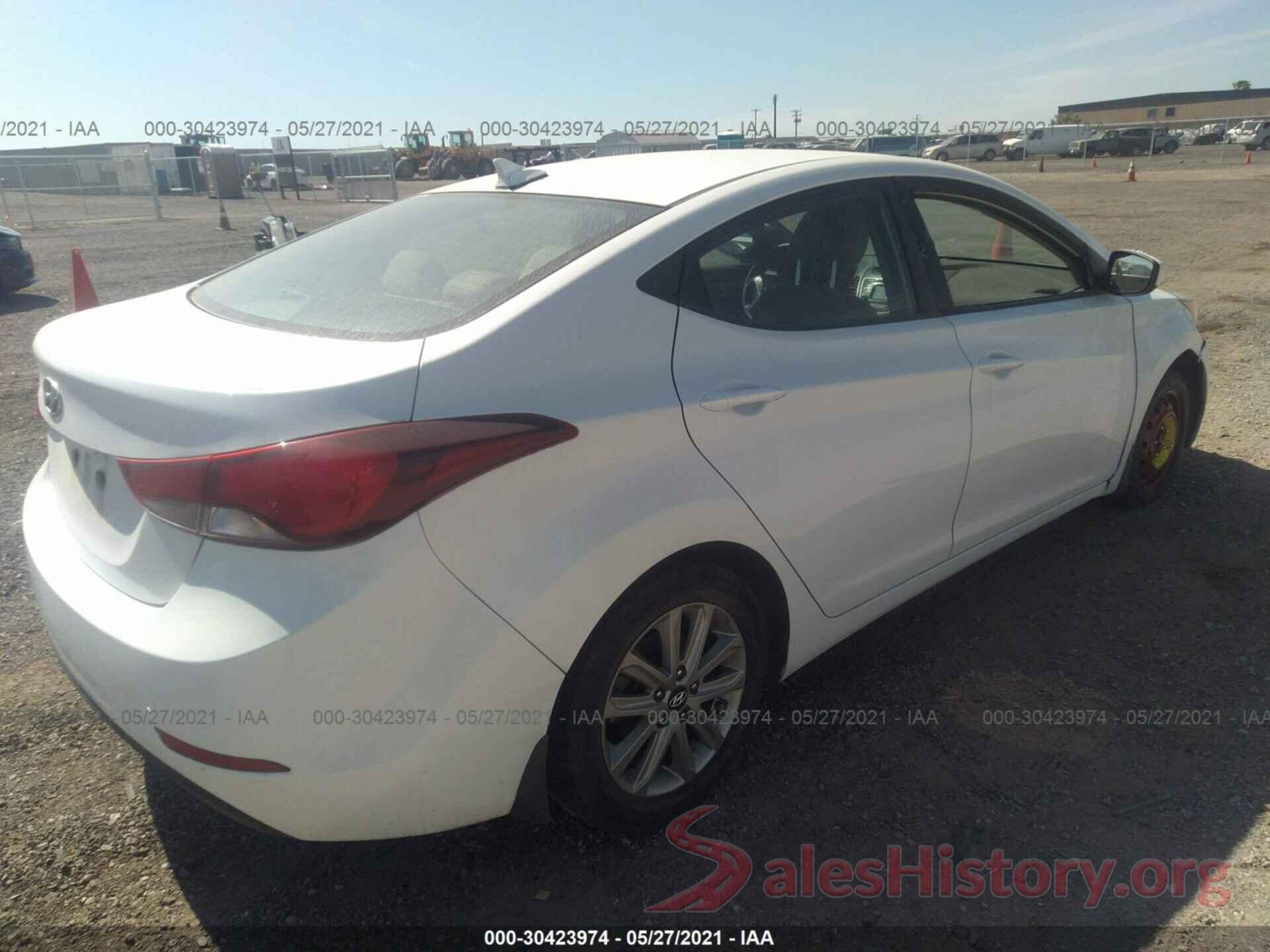 5NPDH4AE1GH658046 2016 HYUNDAI ELANTRA