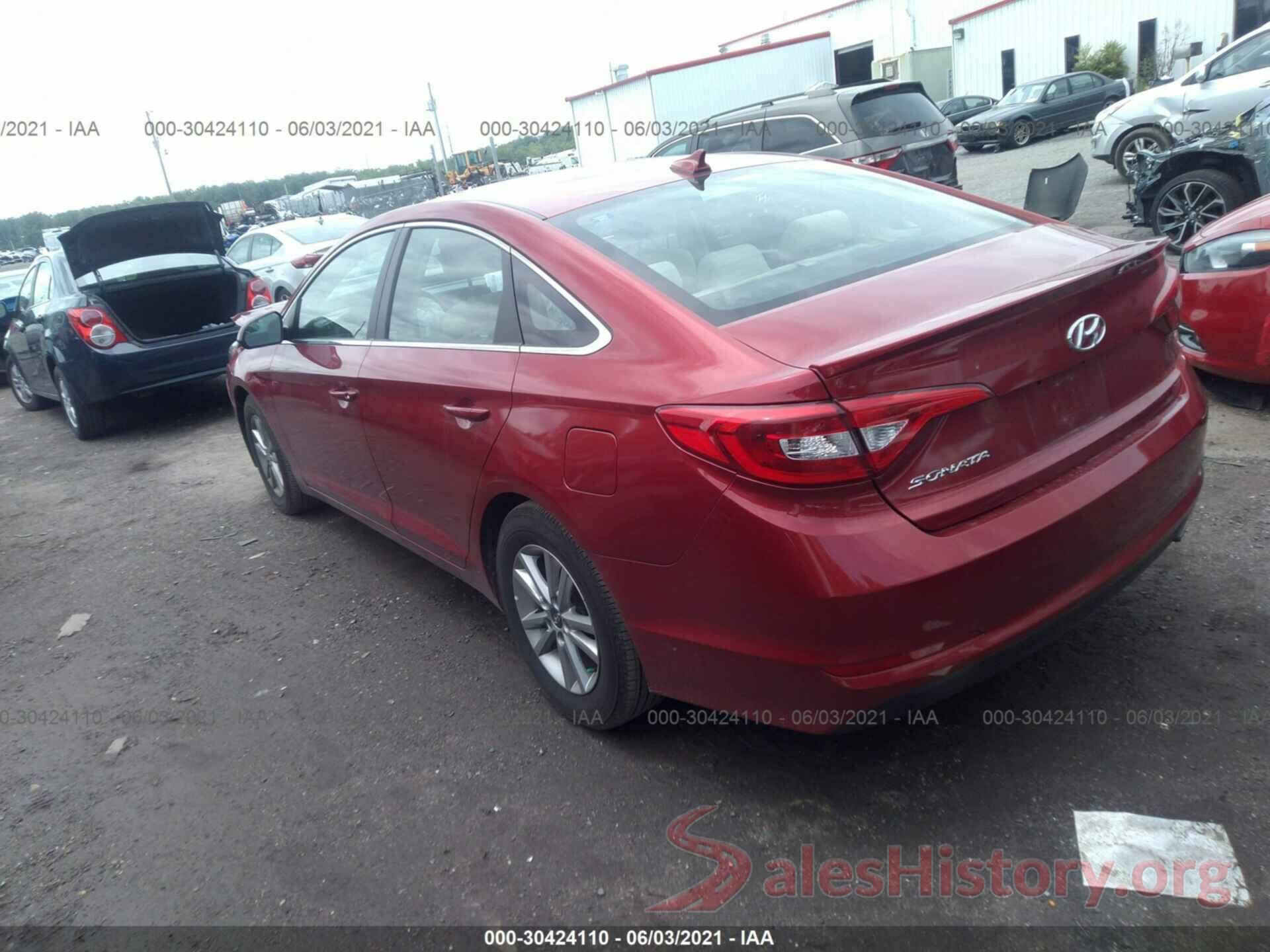 5NPE24AF4GH356877 2016 HYUNDAI SONATA