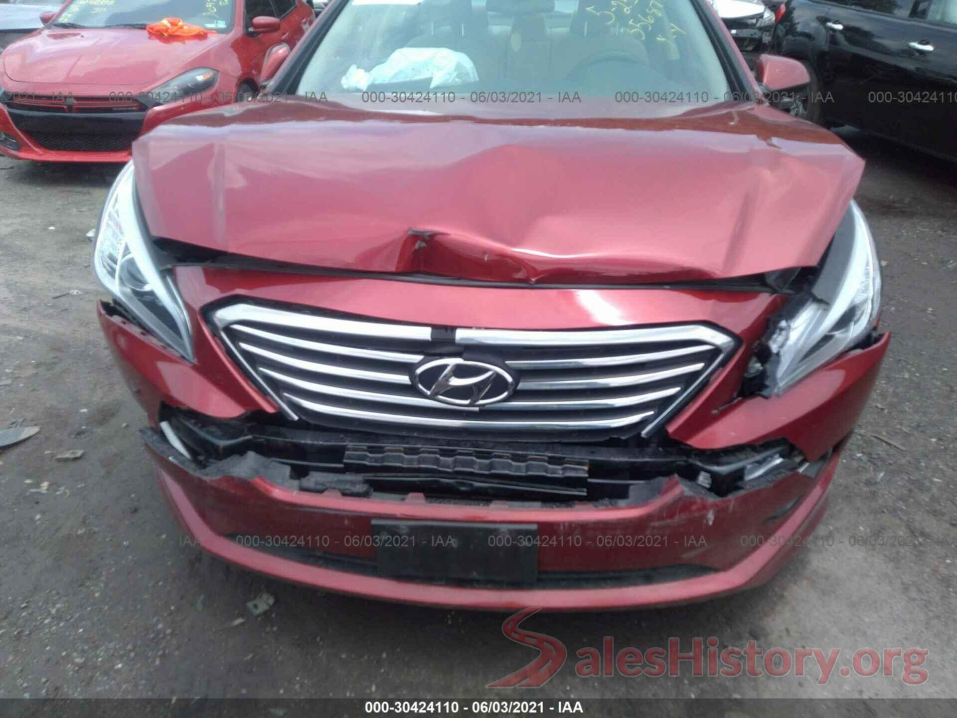 5NPE24AF4GH356877 2016 HYUNDAI SONATA