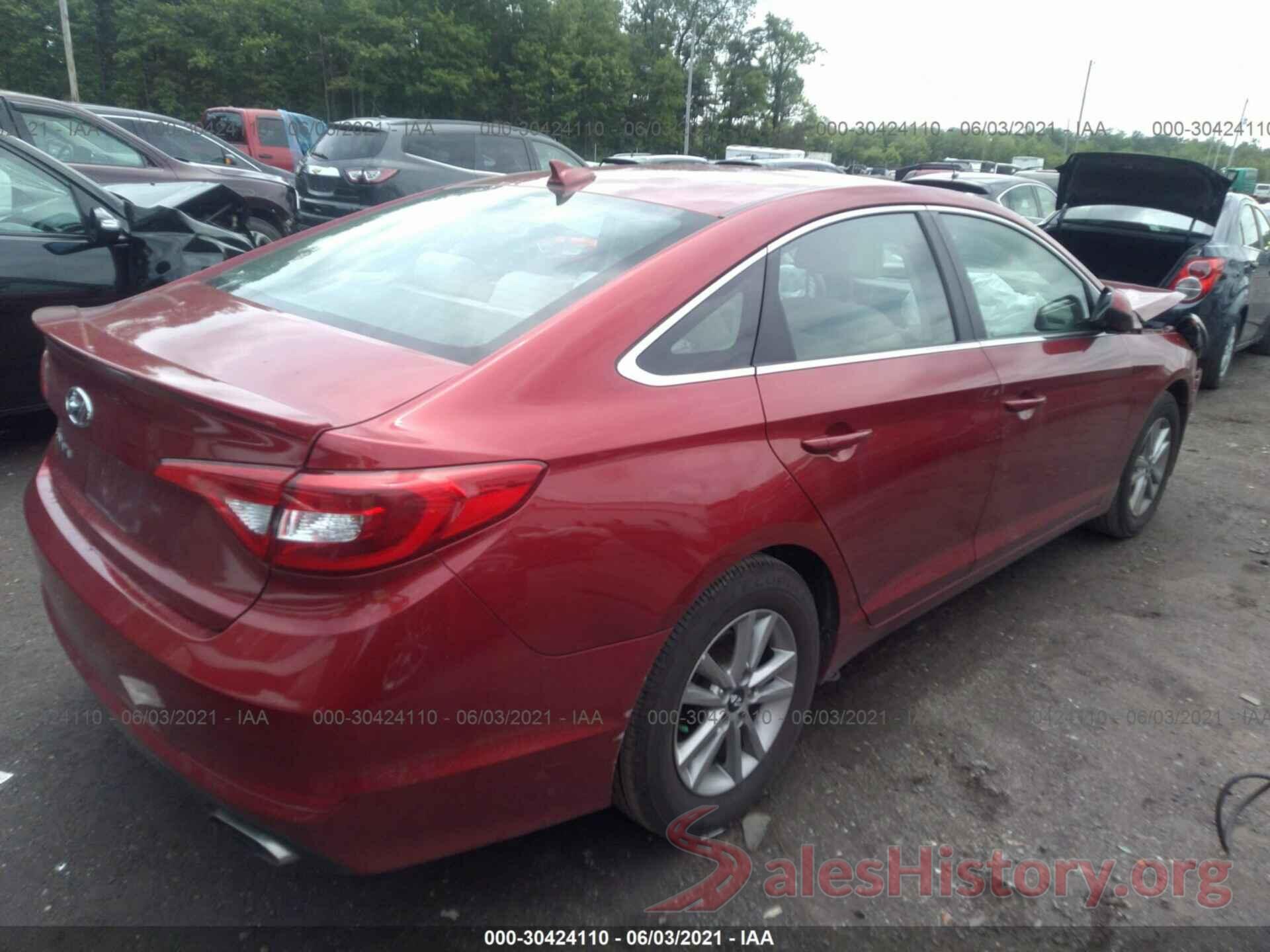 5NPE24AF4GH356877 2016 HYUNDAI SONATA