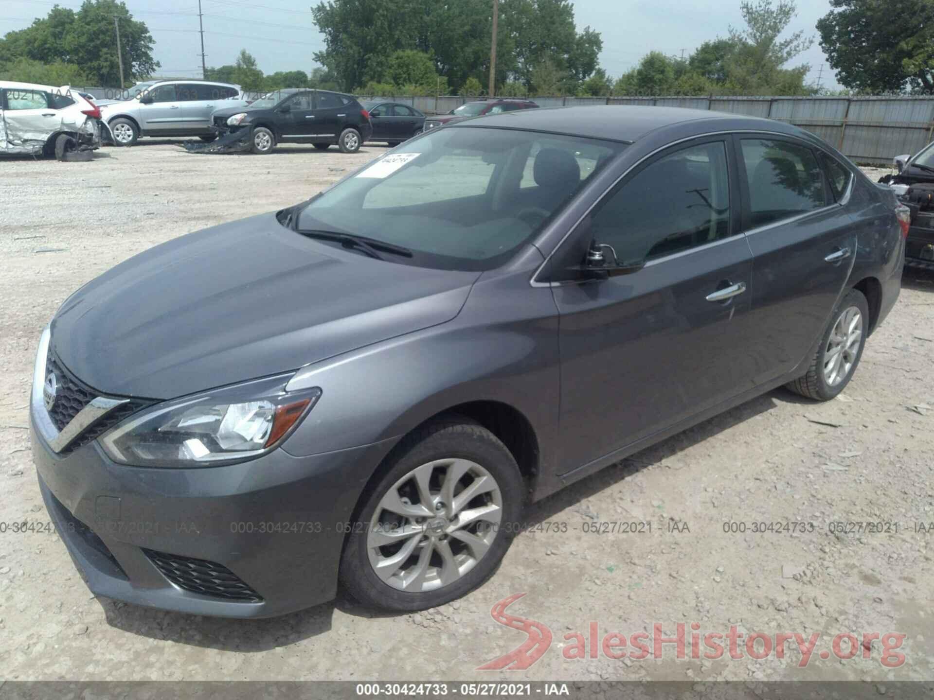 3N1AB7AP8KY284346 2019 NISSAN SENTRA