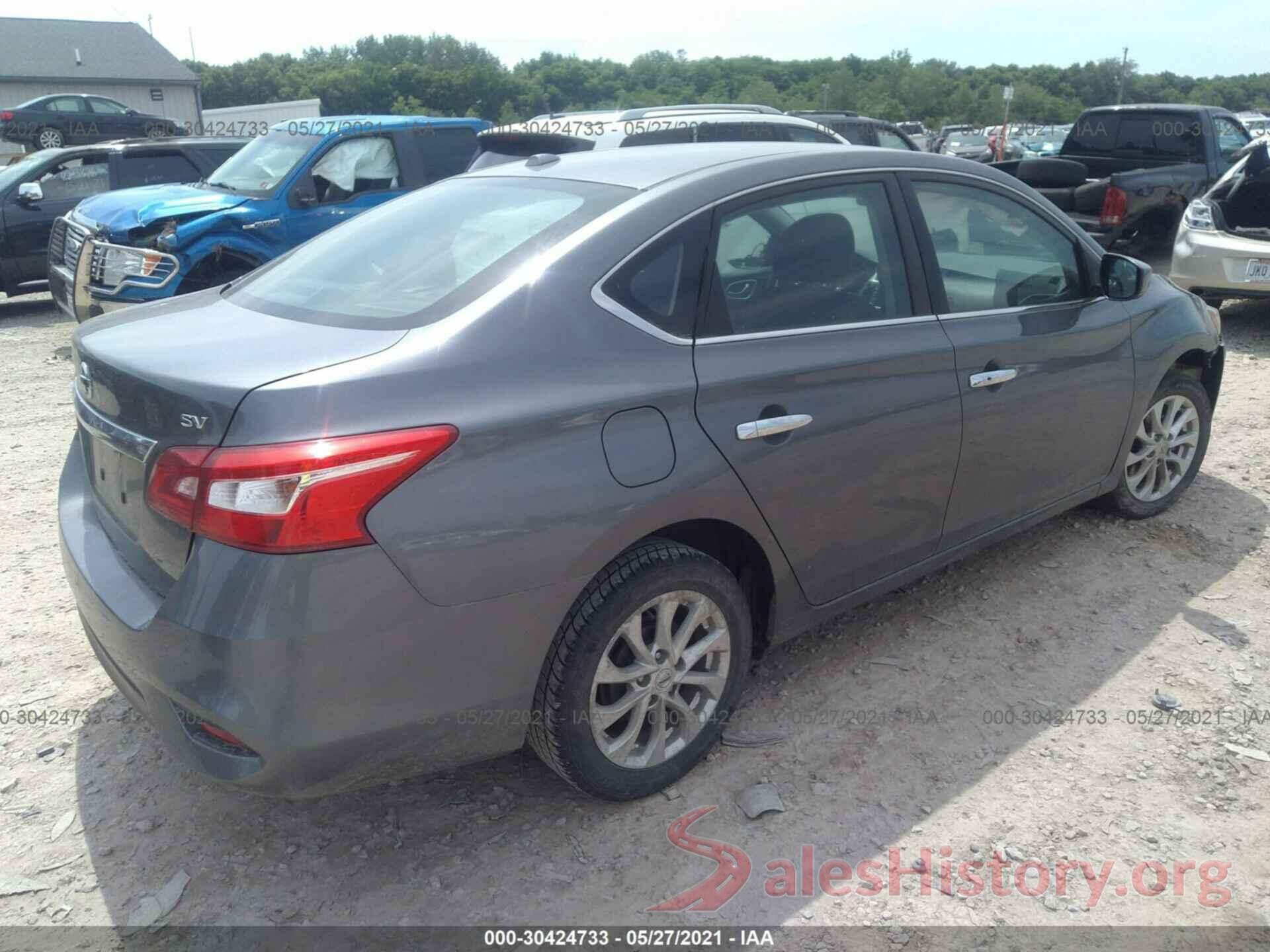 3N1AB7AP8KY284346 2019 NISSAN SENTRA