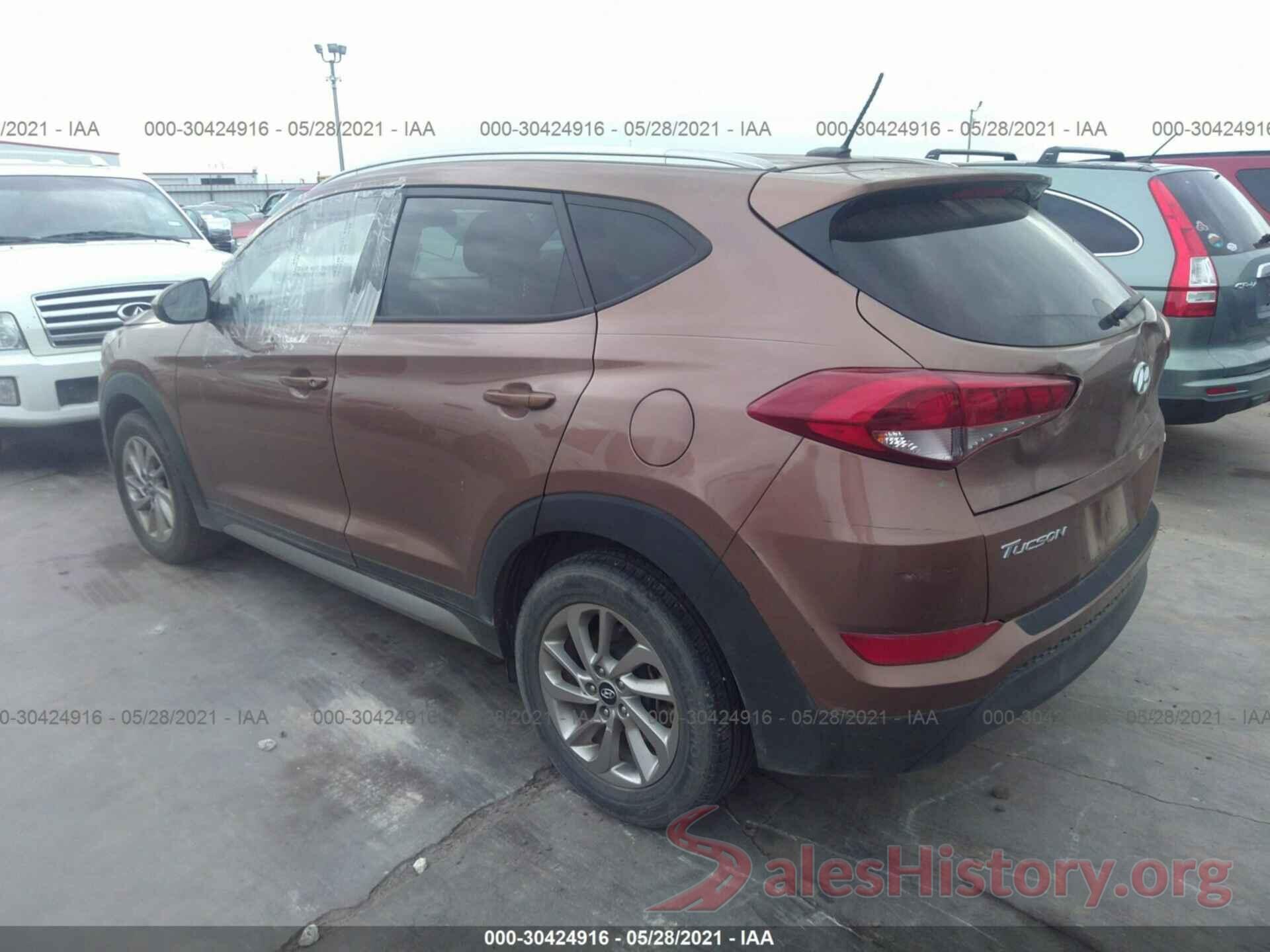 KM8J3CA42HU380201 2017 HYUNDAI TUCSON