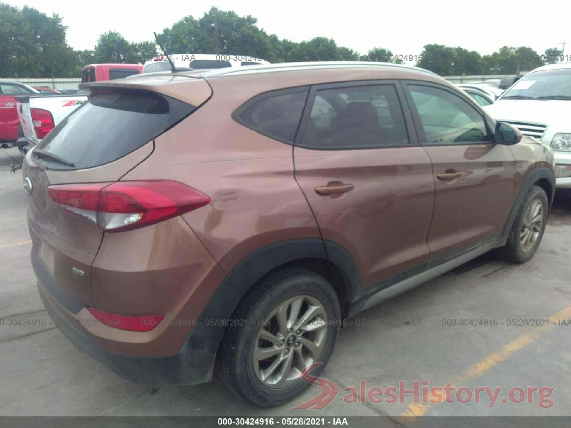 KM8J3CA42HU380201 2017 HYUNDAI TUCSON