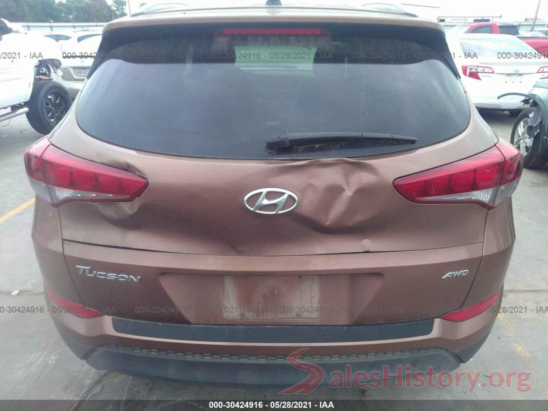 KM8J3CA42HU380201 2017 HYUNDAI TUCSON