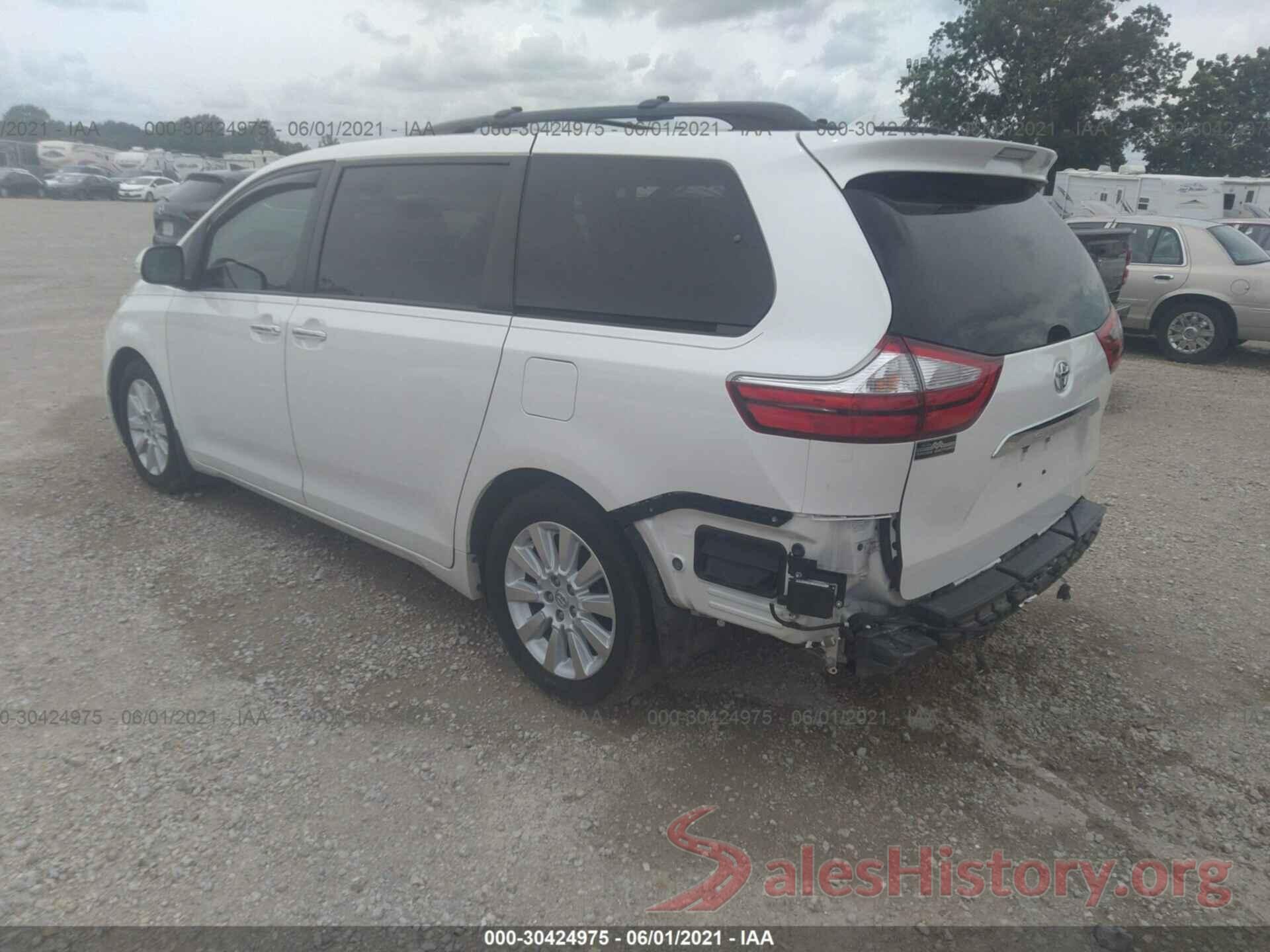 5TDYK3DC8GS731267 2016 TOYOTA SIENNA