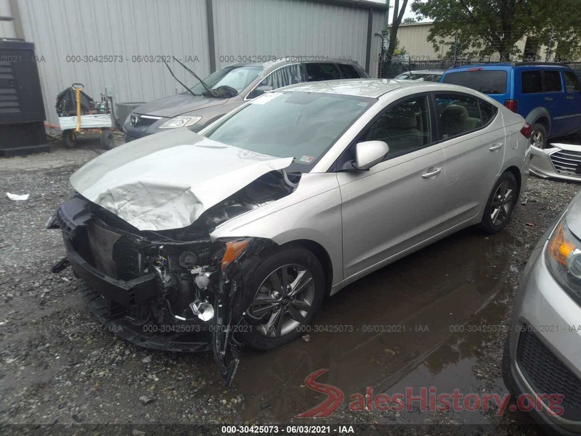 5NPD84LF6JH384579 2018 HYUNDAI ELANTRA