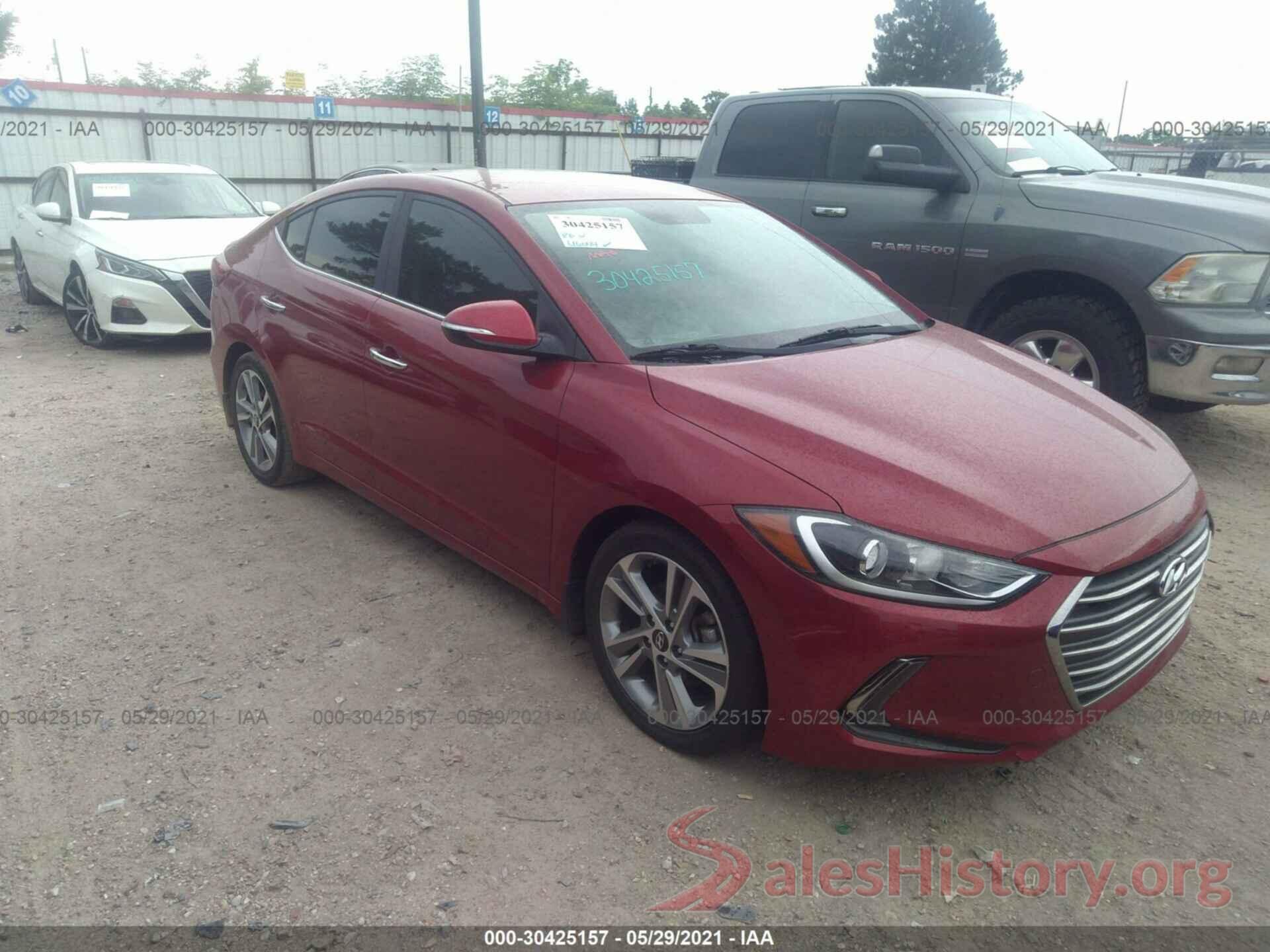 KMHD84LF3HU318275 2017 HYUNDAI ELANTRA