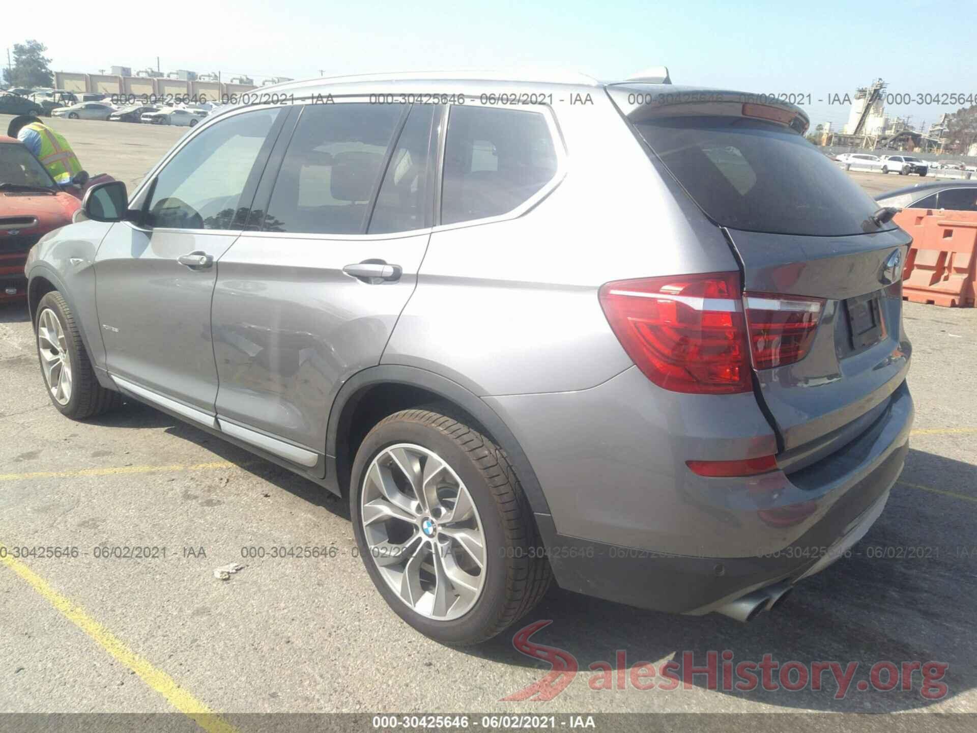 5UXWX9C54H0T15332 2017 BMW X3