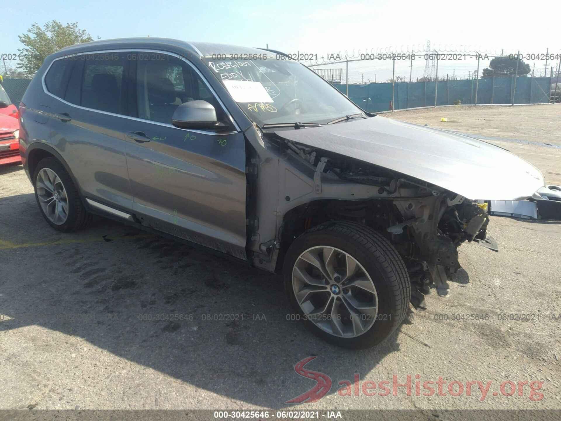 5UXWX9C54H0T15332 2017 BMW X3