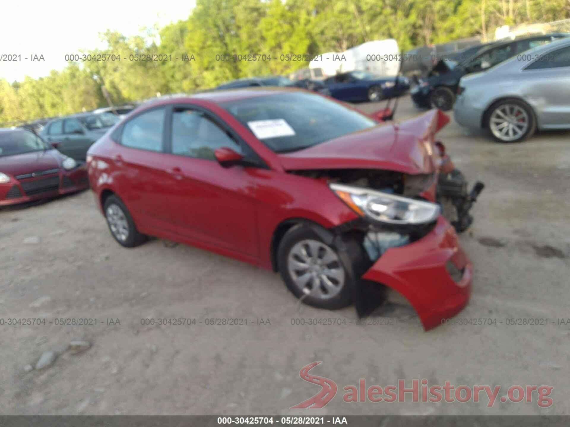 KMHCT4AE0HU204741 2017 HYUNDAI ACCENT