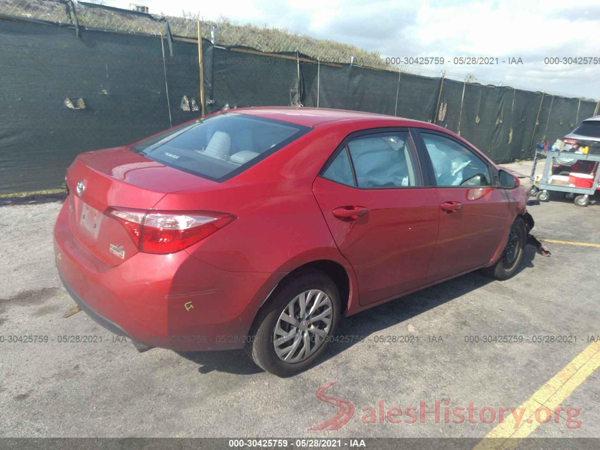 2T1BURHE7KC222920 2019 TOYOTA COROLLA