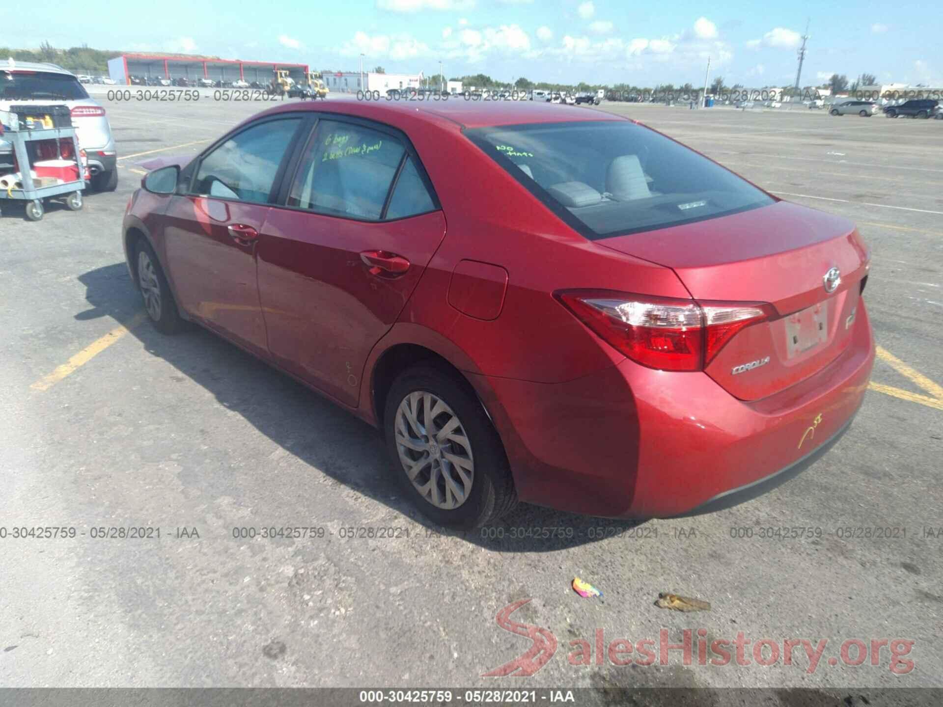 2T1BURHE7KC222920 2019 TOYOTA COROLLA