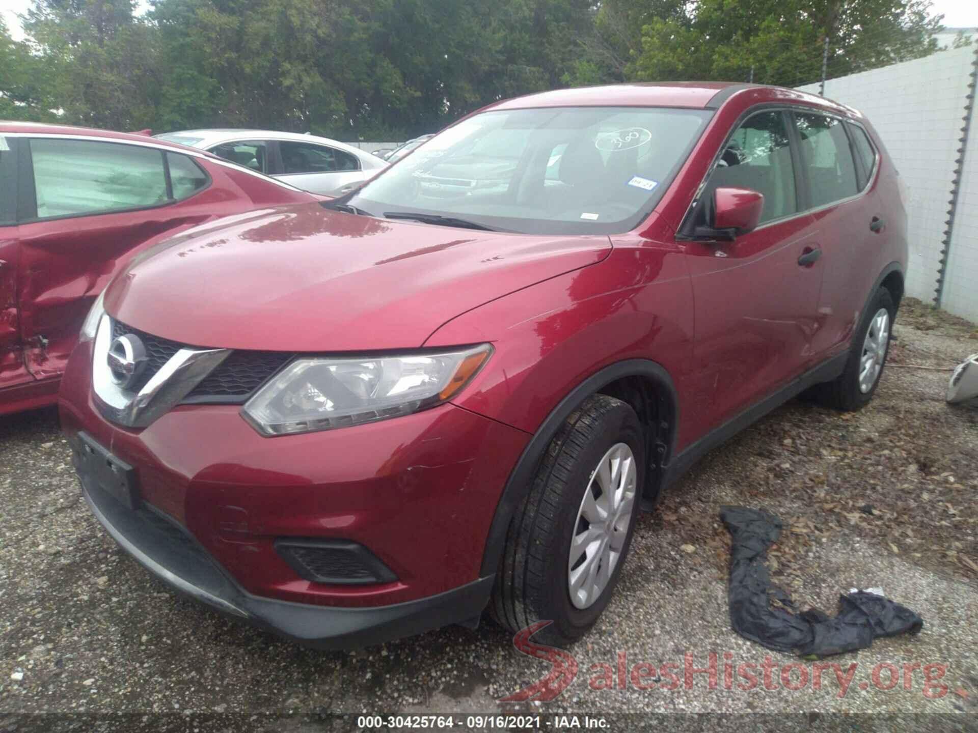 5N1AT2MT3GC916574 2016 NISSAN ROGUE