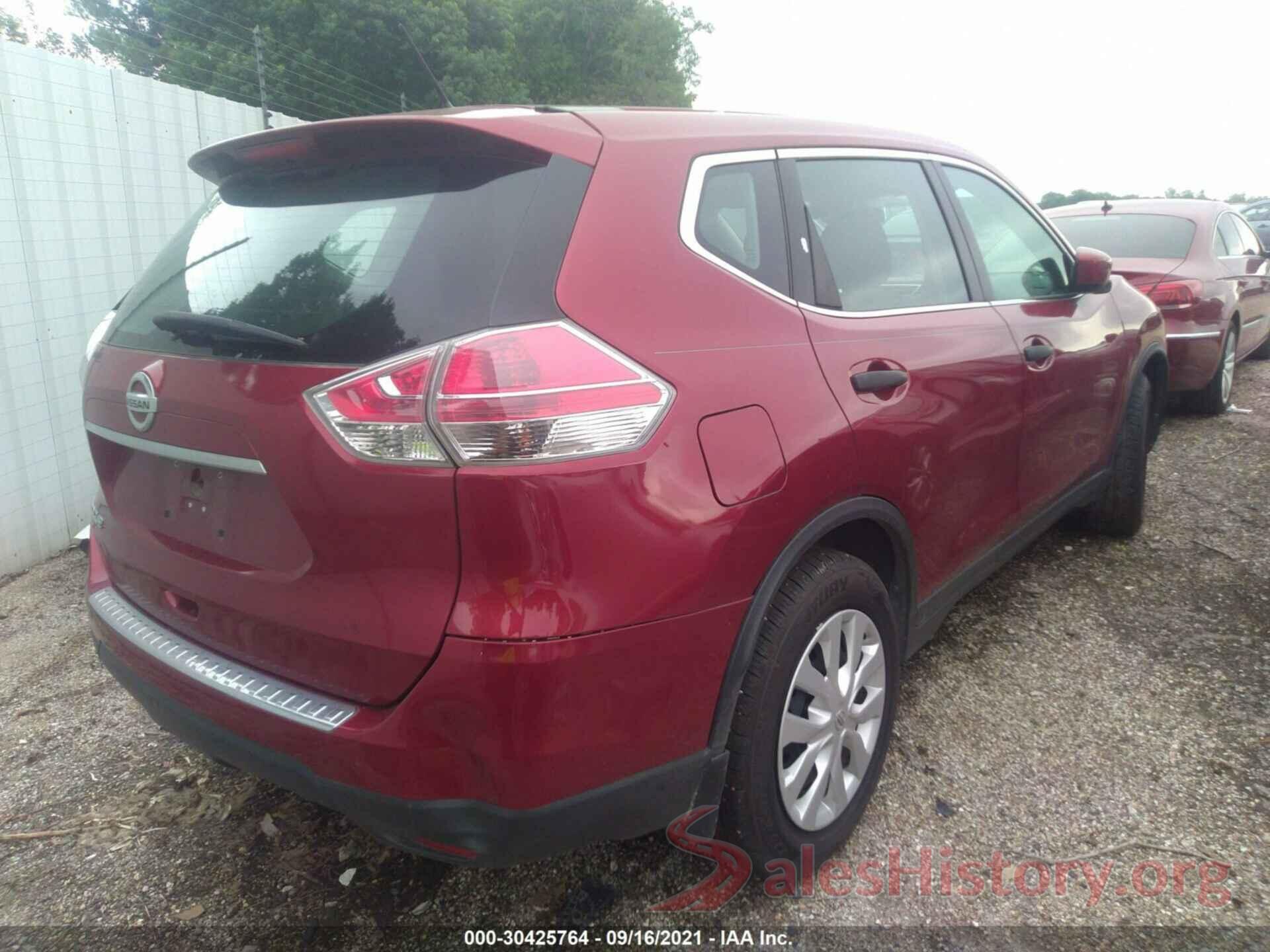 5N1AT2MT3GC916574 2016 NISSAN ROGUE