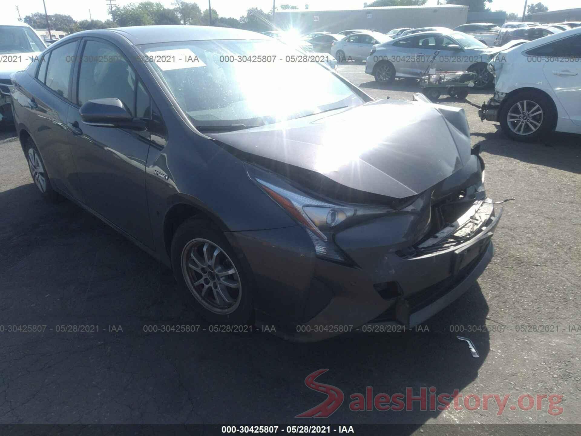 JTDKBRFU2J3601699 2018 TOYOTA PRIUS