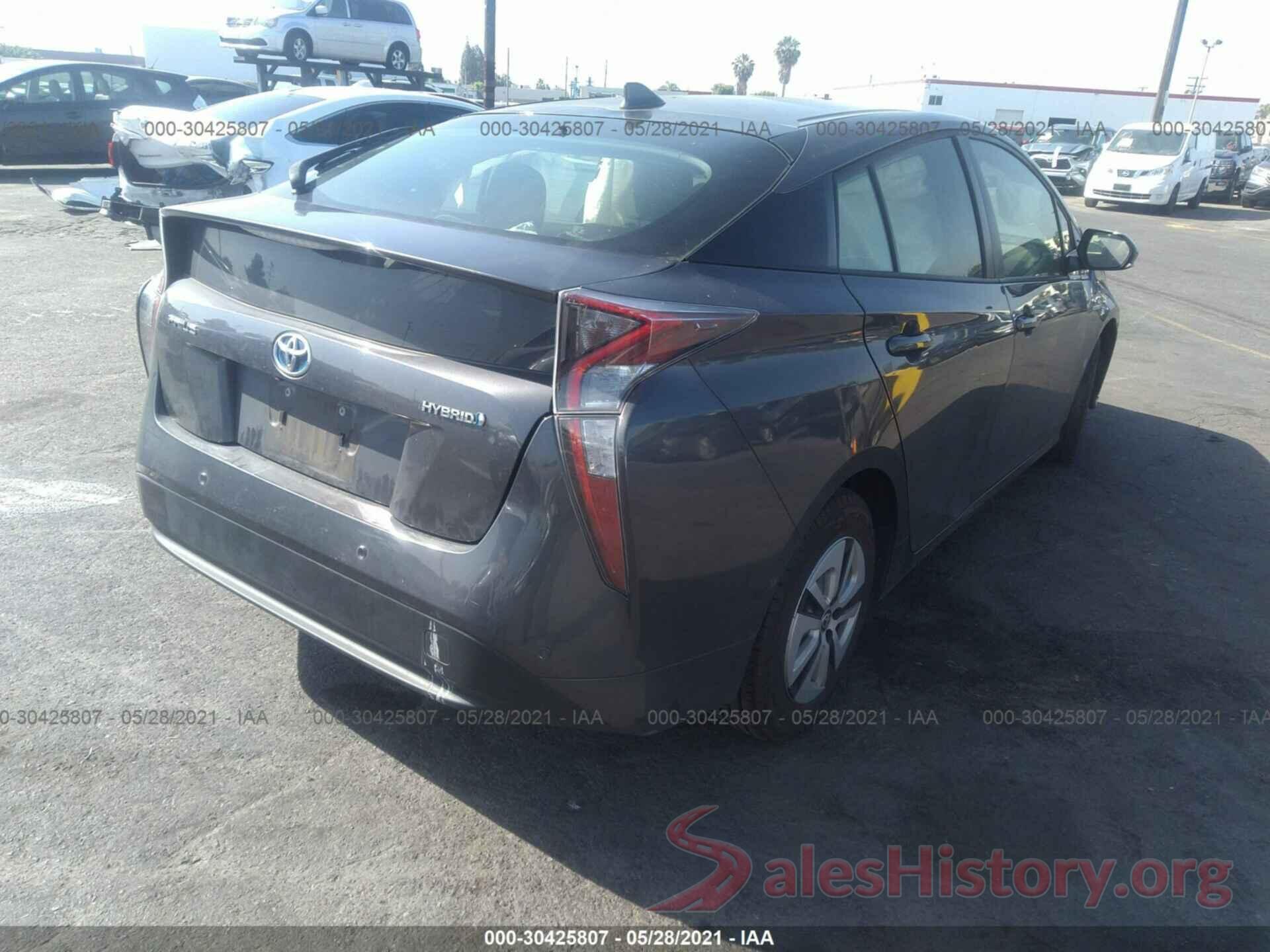 JTDKBRFU2J3601699 2018 TOYOTA PRIUS