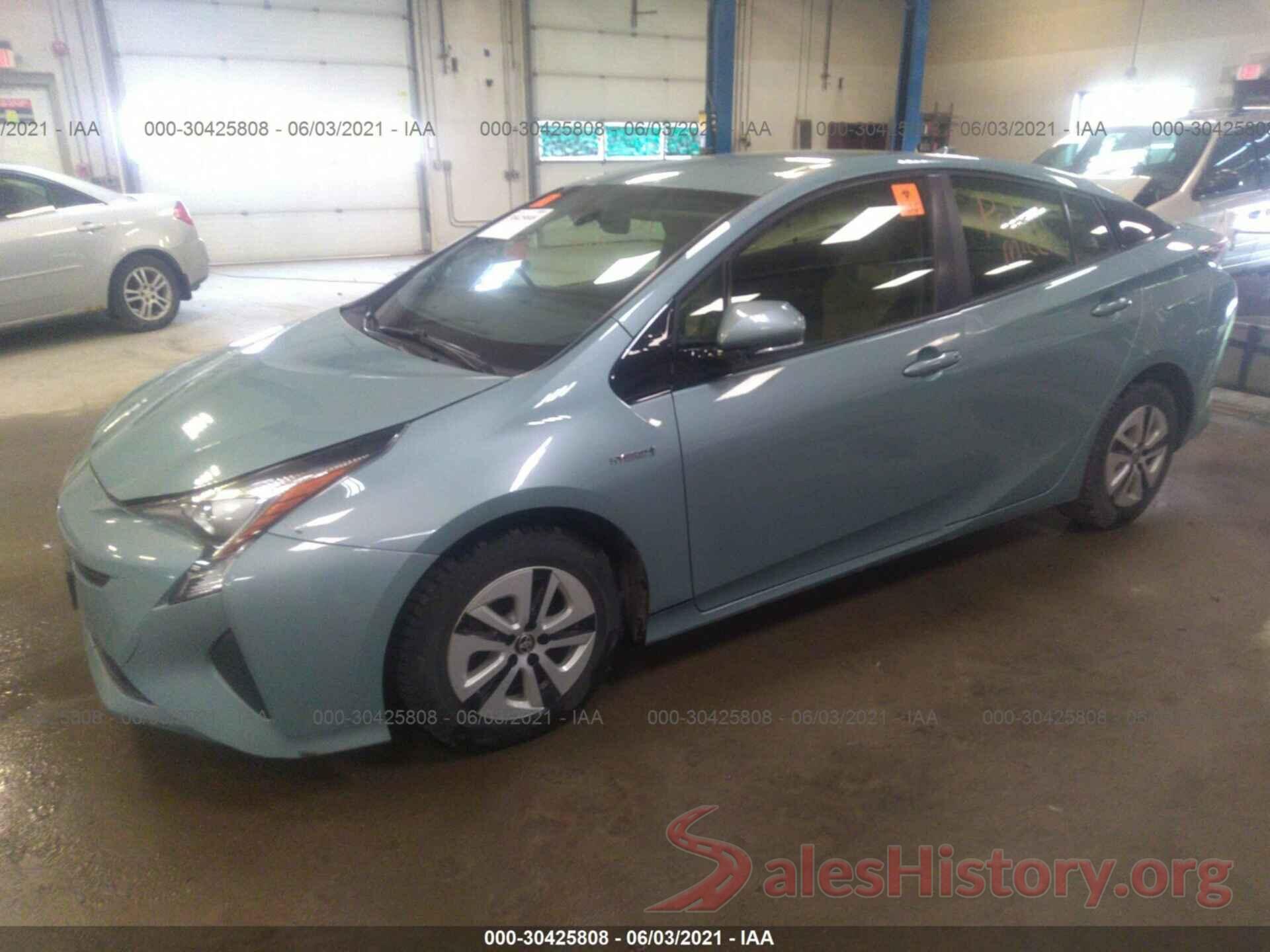 JTDKARFU1G3029259 2016 TOYOTA PRIUS