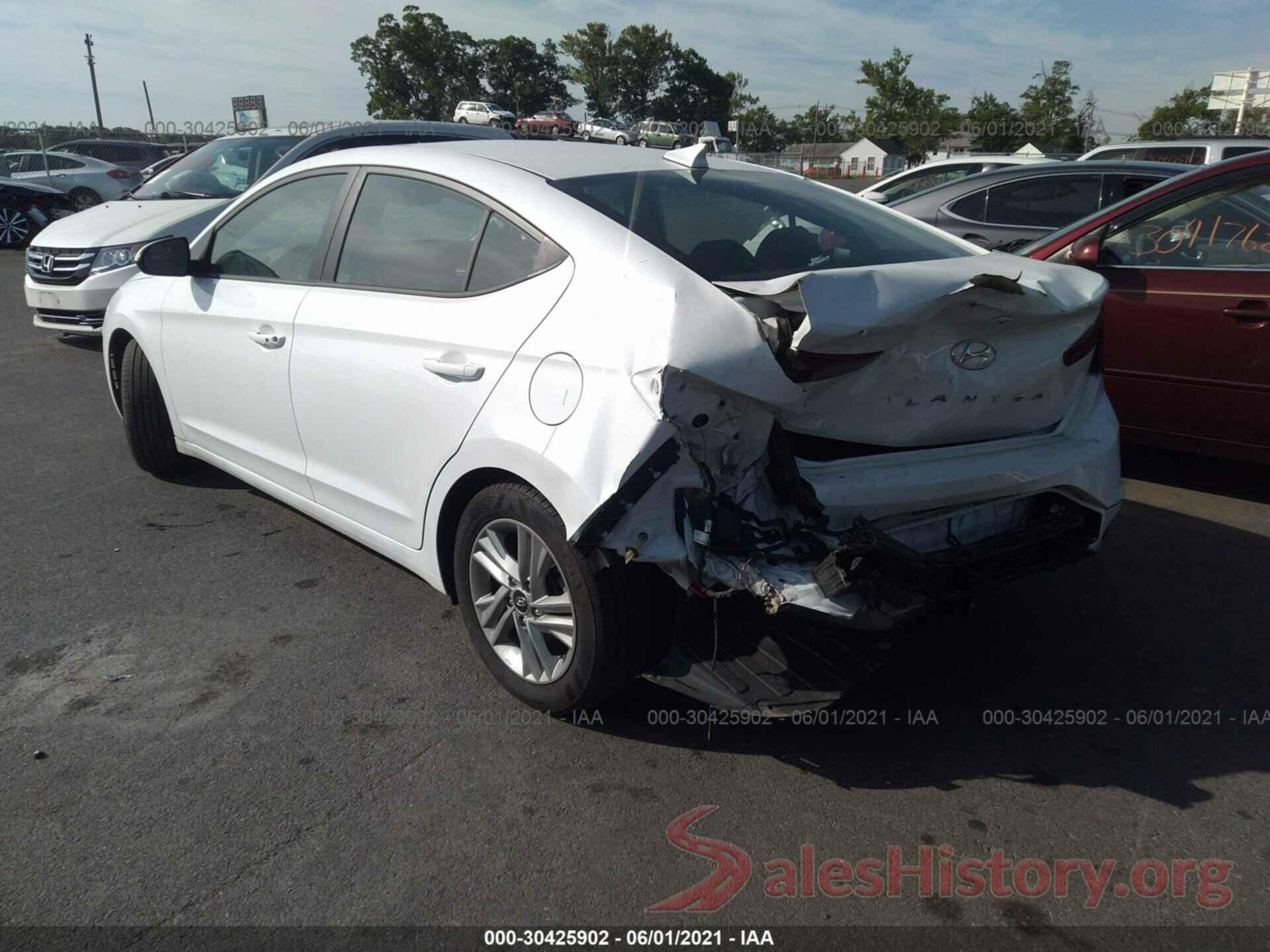 5NPD84LF3LH625307 2020 HYUNDAI ELANTRA