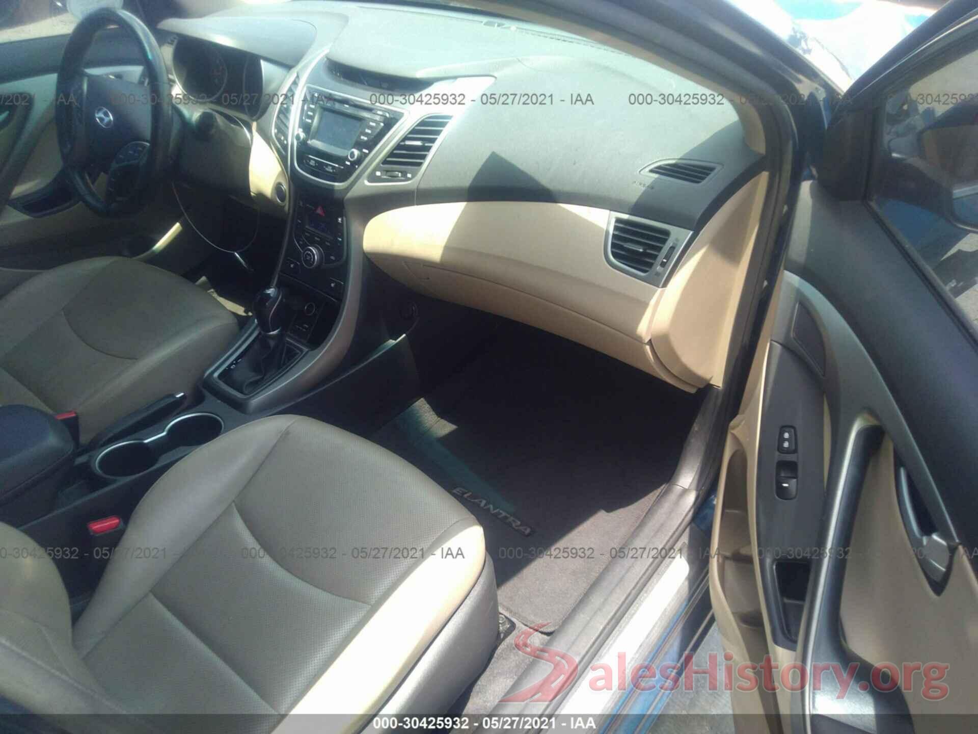 KMHDH4AE6GU593471 2016 HYUNDAI ELANTRA