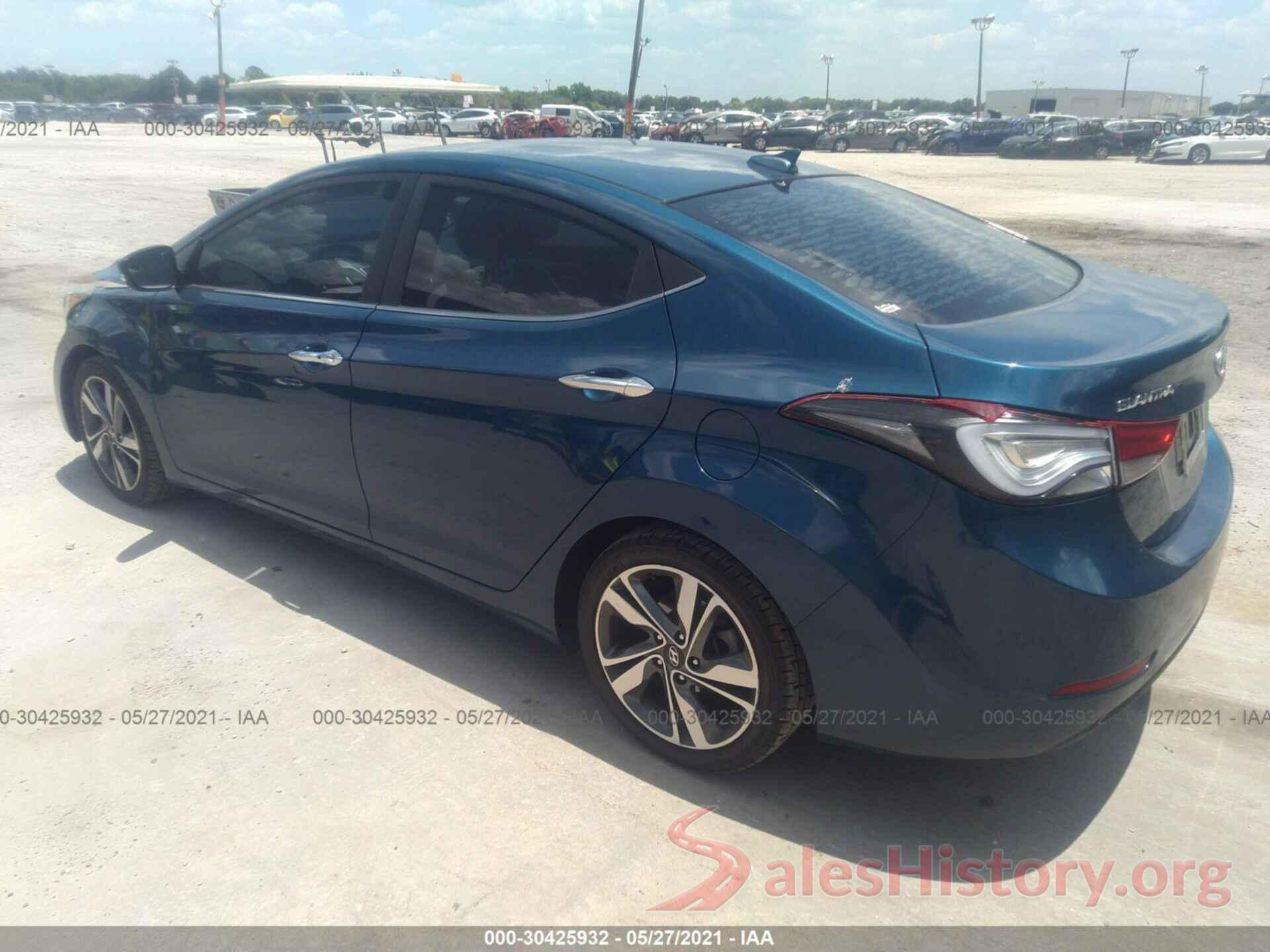 KMHDH4AE6GU593471 2016 HYUNDAI ELANTRA