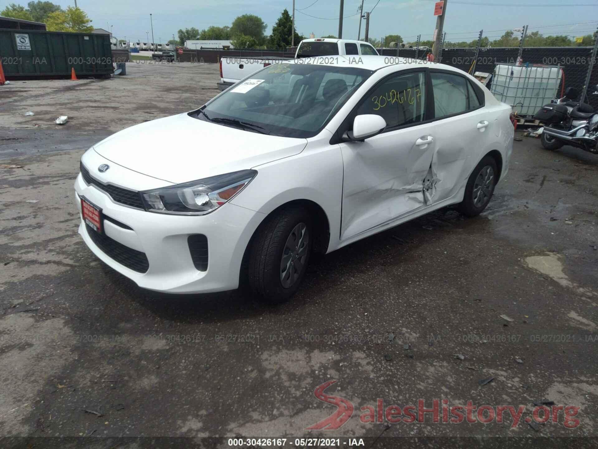 3KPA24AD6LE357542 2020 KIA RIO