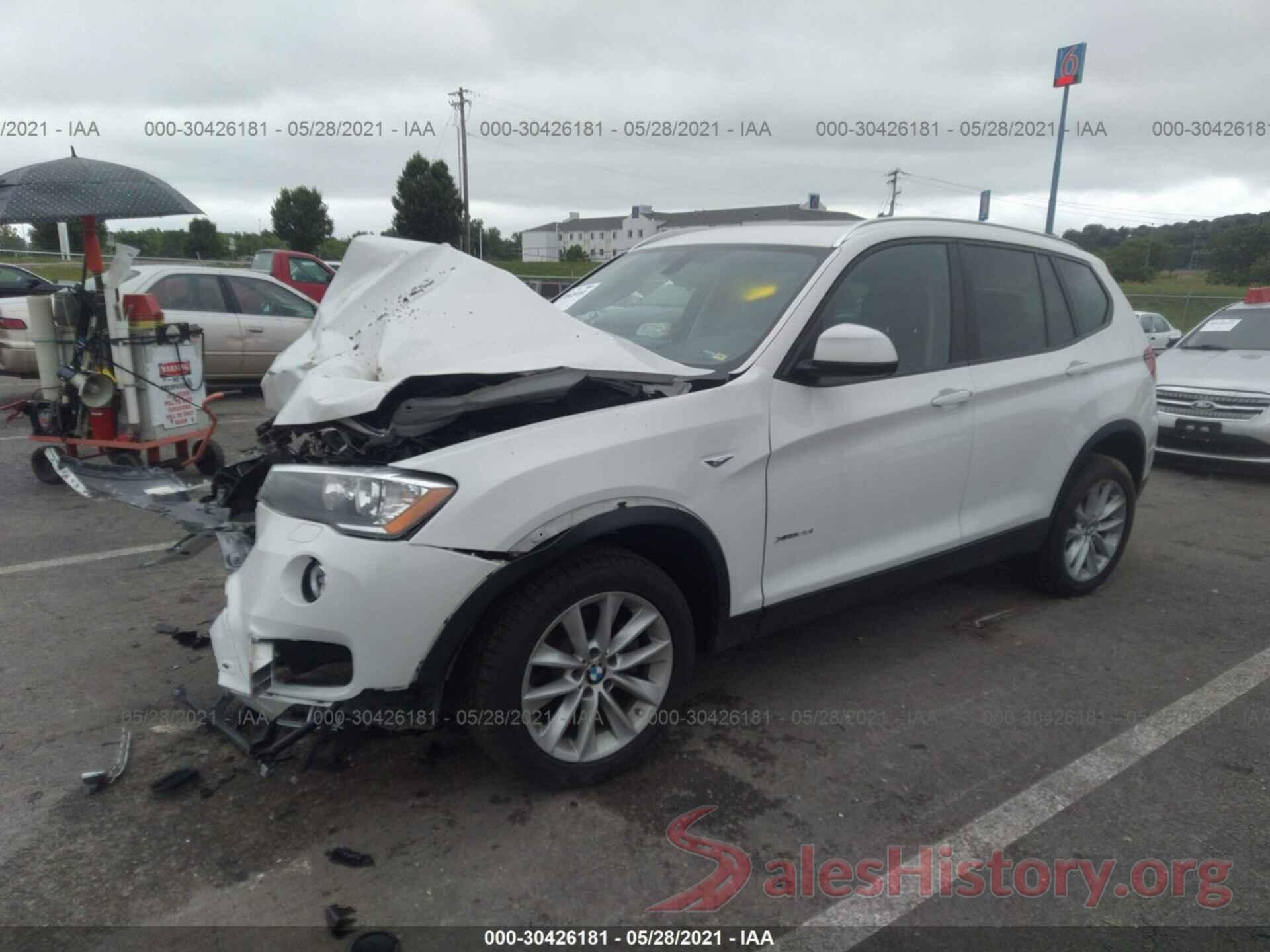 5UXWX9C37H0W72826 2017 BMW X3