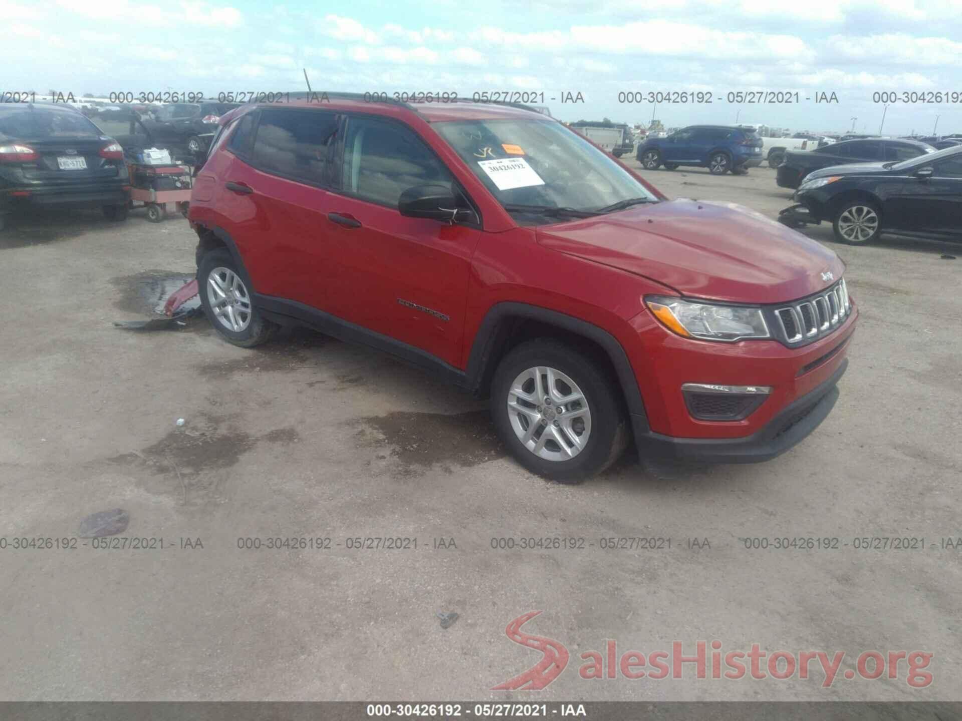 3C4NJCAB8HT605757 2017 JEEP COMPASS