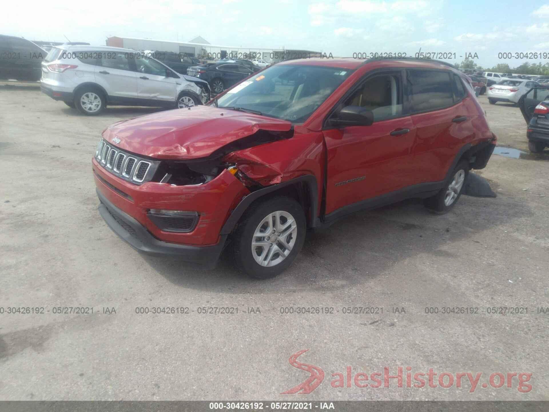 3C4NJCAB8HT605757 2017 JEEP COMPASS