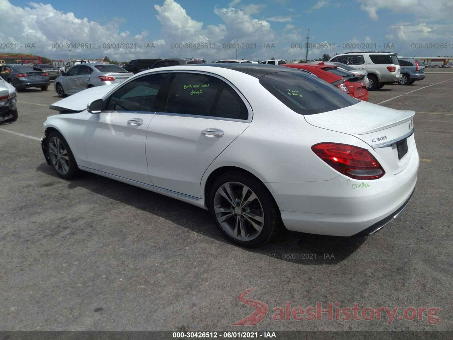 55SWF4JB8GU113219 2016 MERCEDES-BENZ C-CLASS