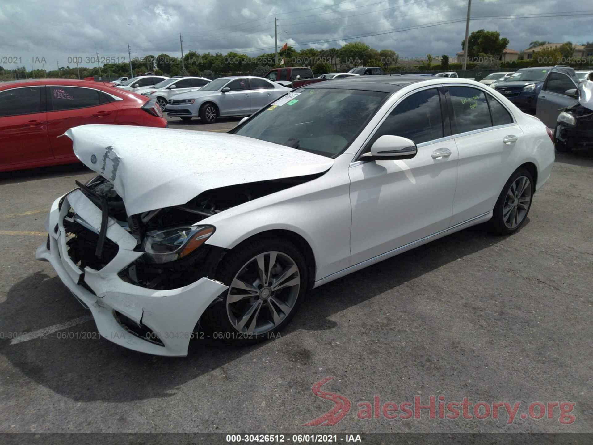 55SWF4JB8GU113219 2016 MERCEDES-BENZ C-CLASS