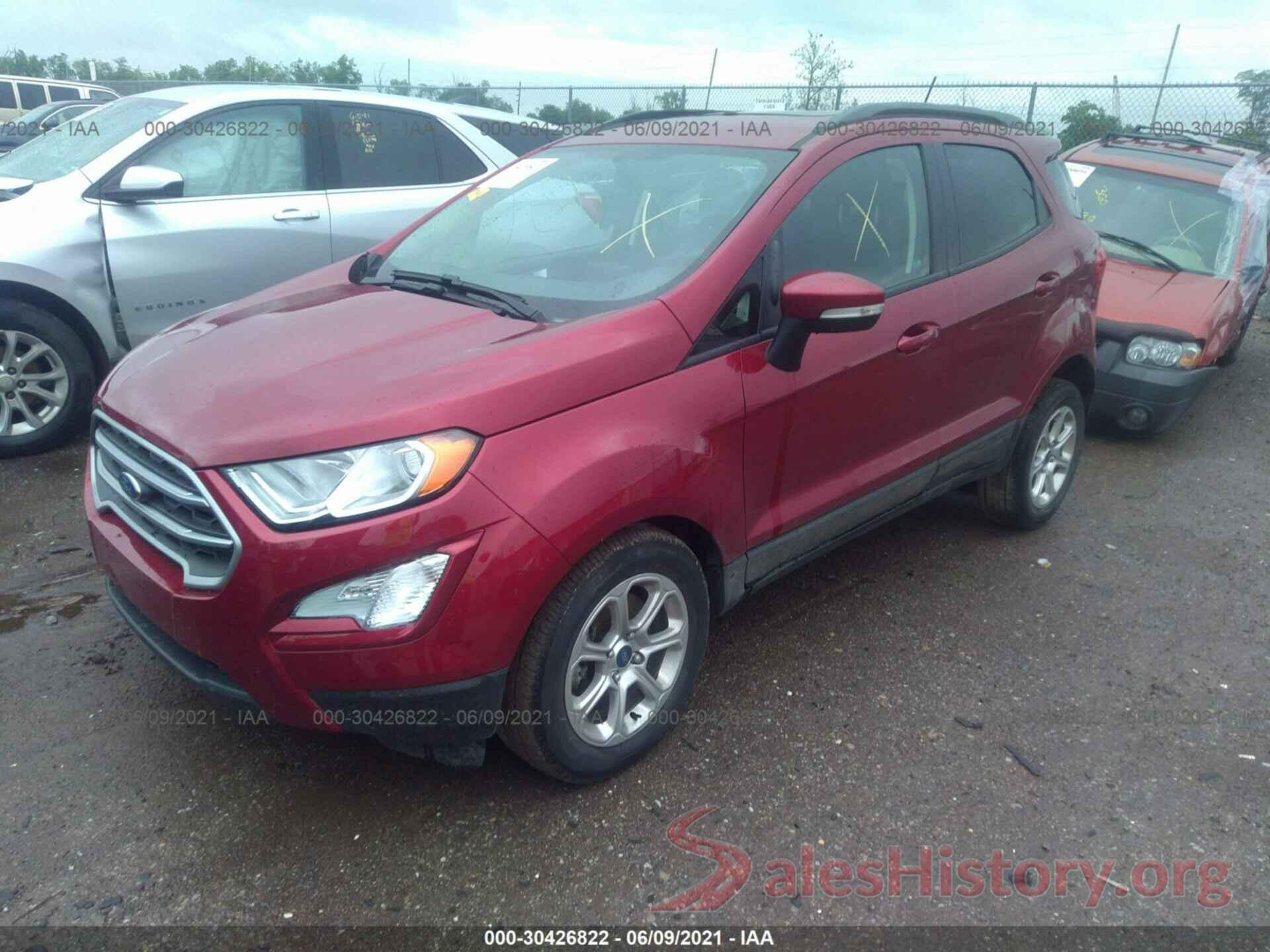 MAJ3S2GE1KC289112 2019 FORD ECOSPORT