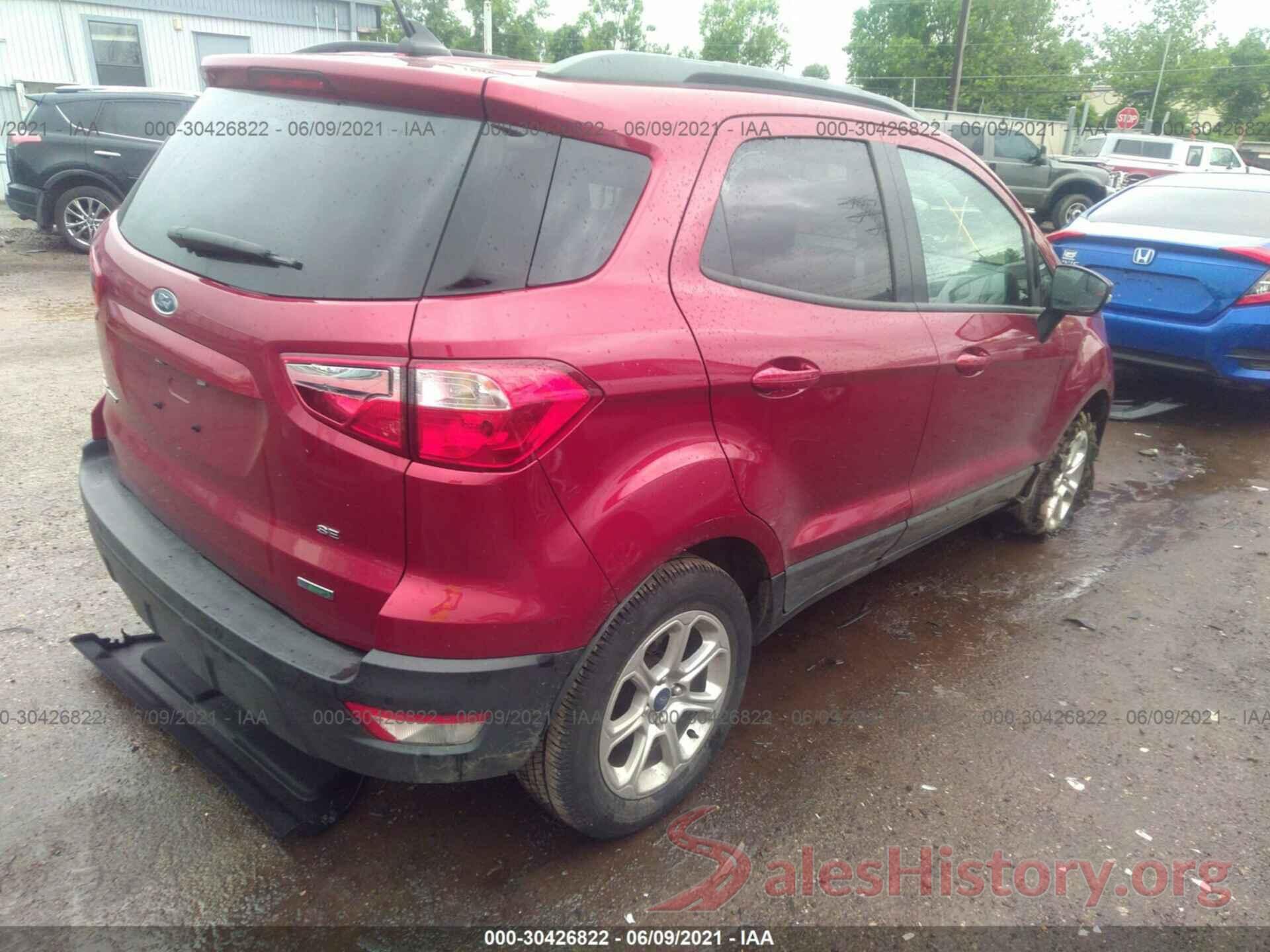 MAJ3S2GE1KC289112 2019 FORD ECOSPORT