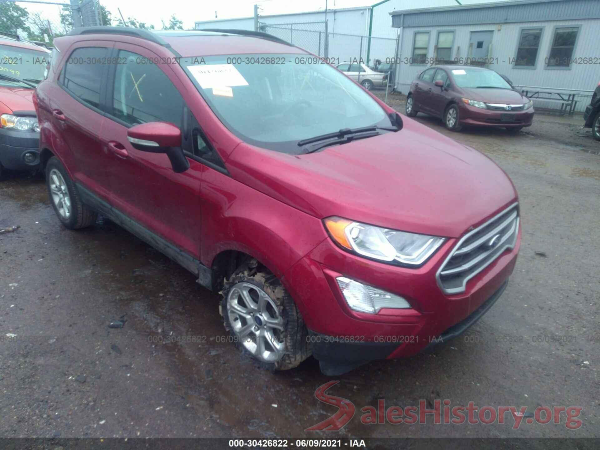 MAJ3S2GE1KC289112 2019 FORD ECOSPORT