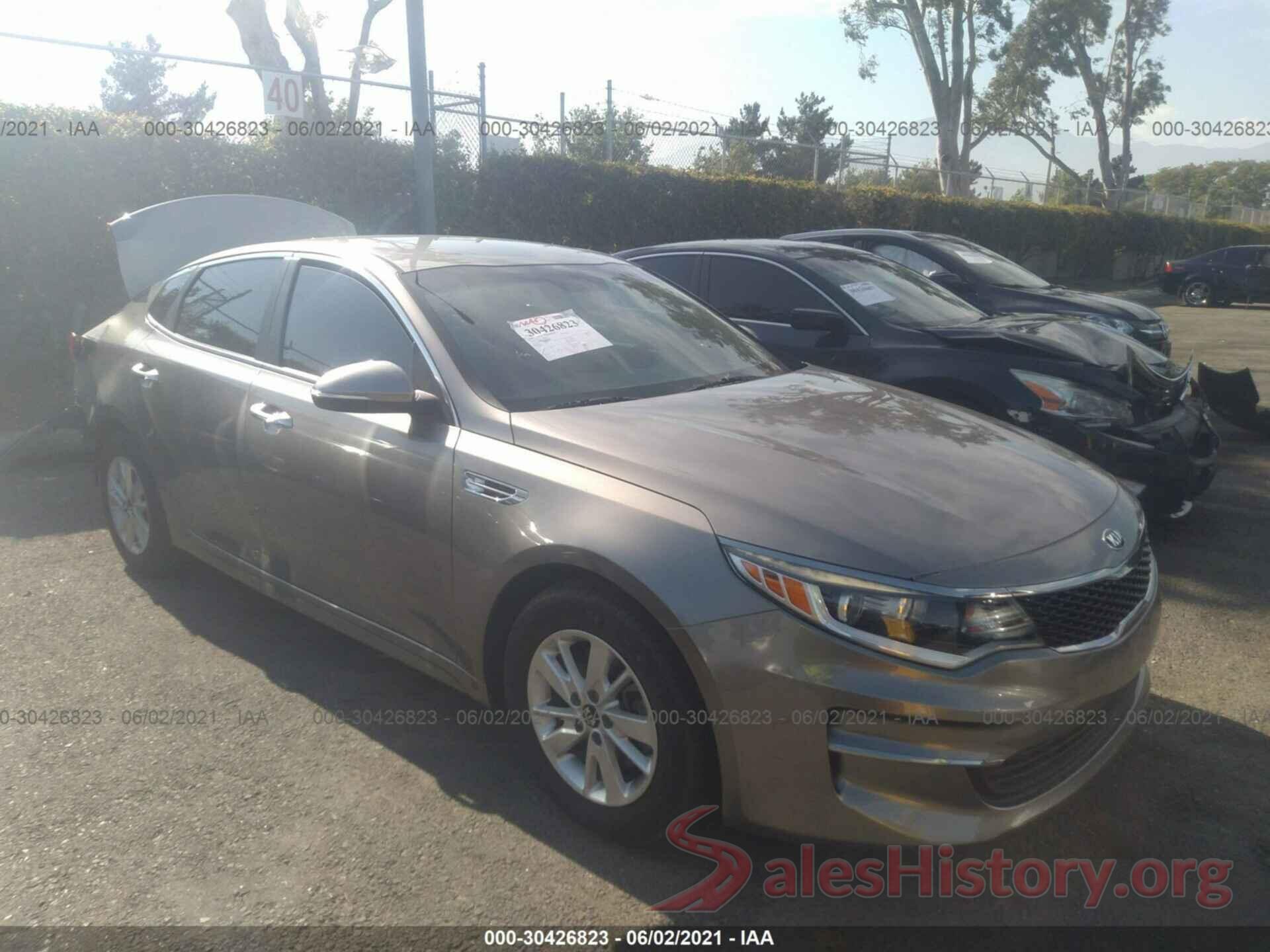 5XXGT4L30GG083456 2016 KIA OPTIMA