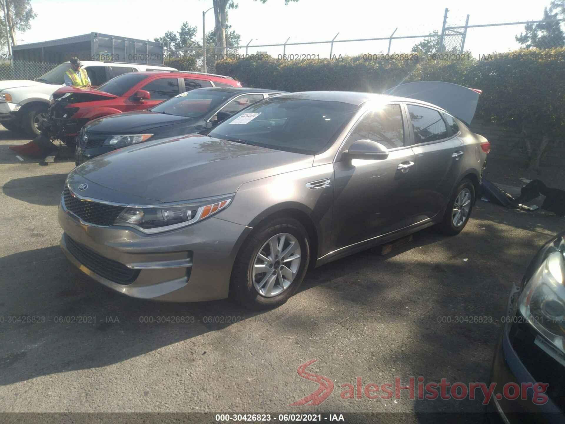 5XXGT4L30GG083456 2016 KIA OPTIMA