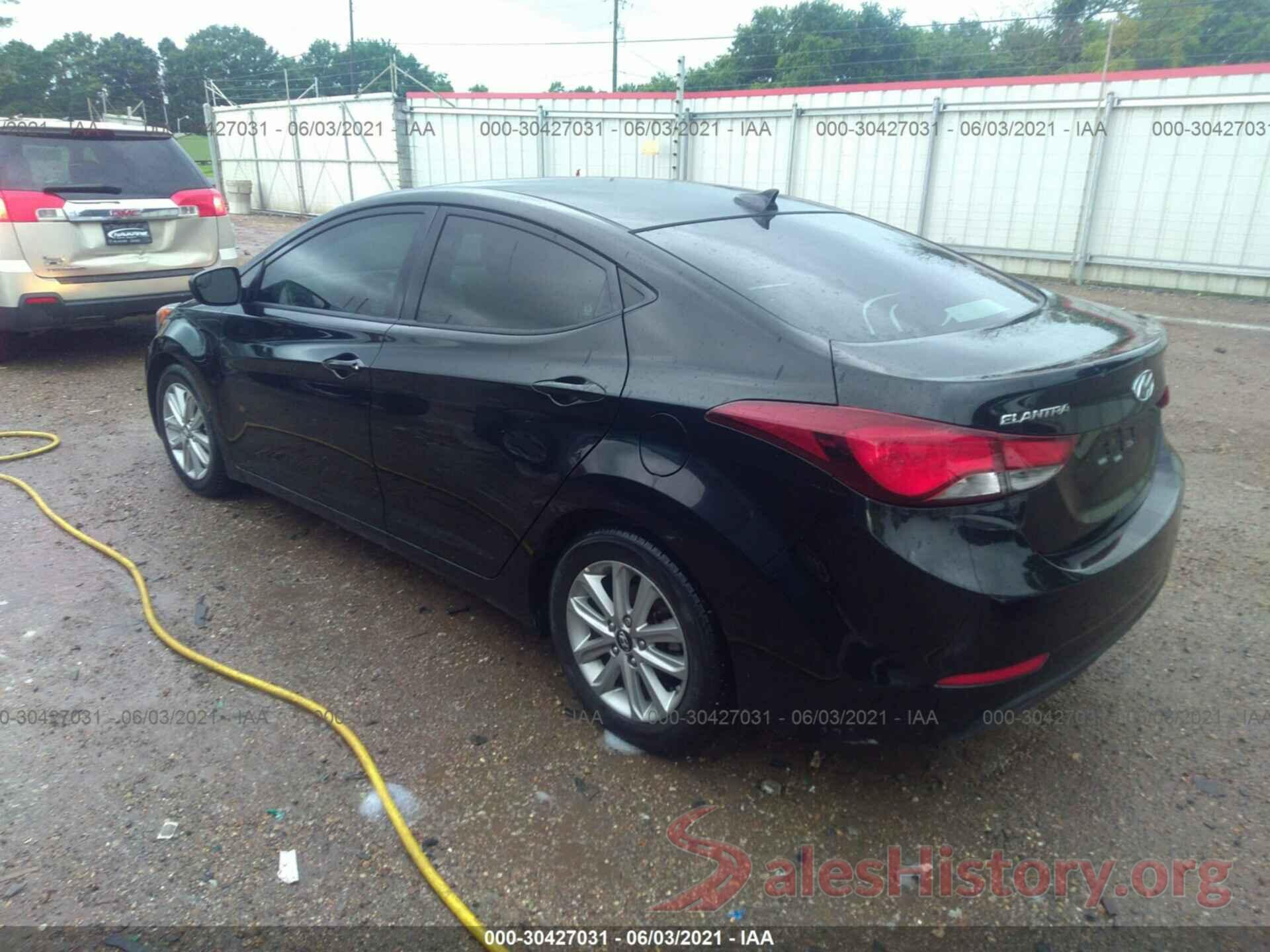 5NPDH4AE2GH689841 2016 HYUNDAI ELANTRA