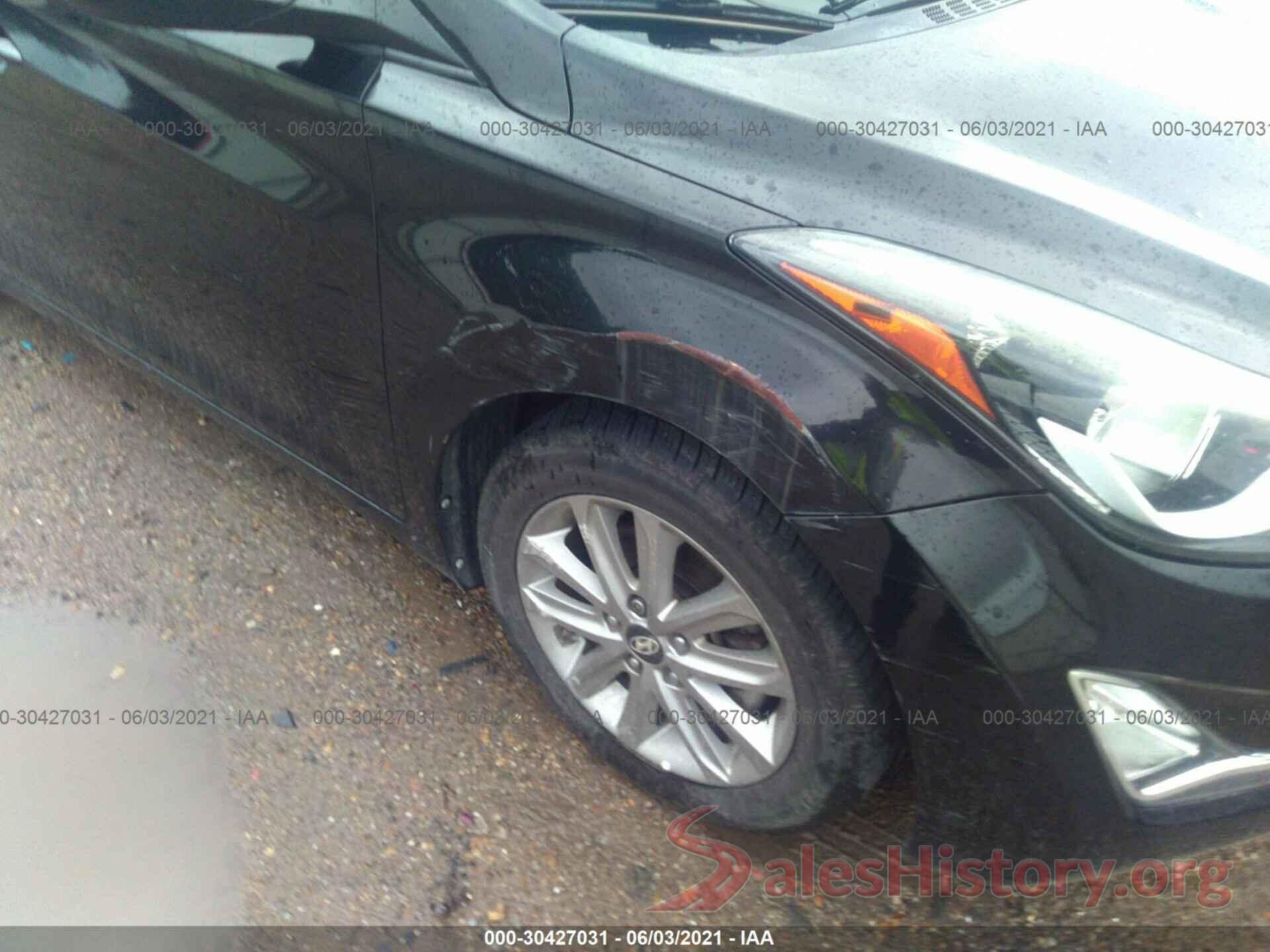 5NPDH4AE2GH689841 2016 HYUNDAI ELANTRA