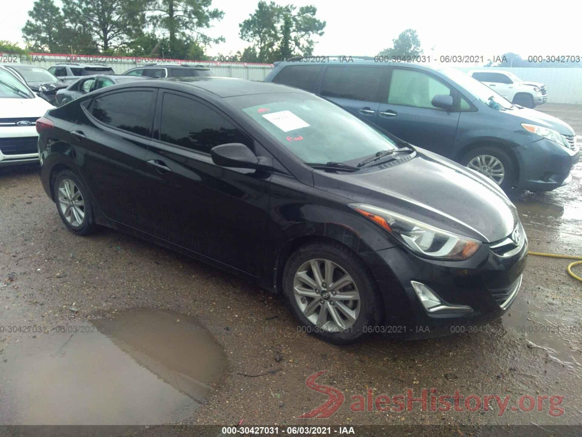 5NPDH4AE2GH689841 2016 HYUNDAI ELANTRA